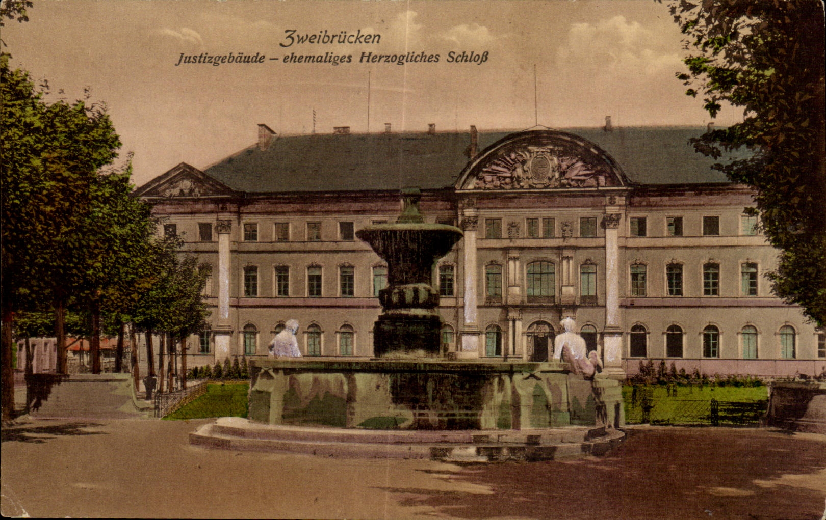 CPA Zweibrucken Justizgebaude 