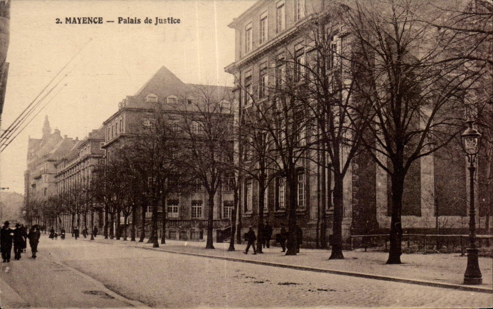 CPA Mayence Palais de Justice