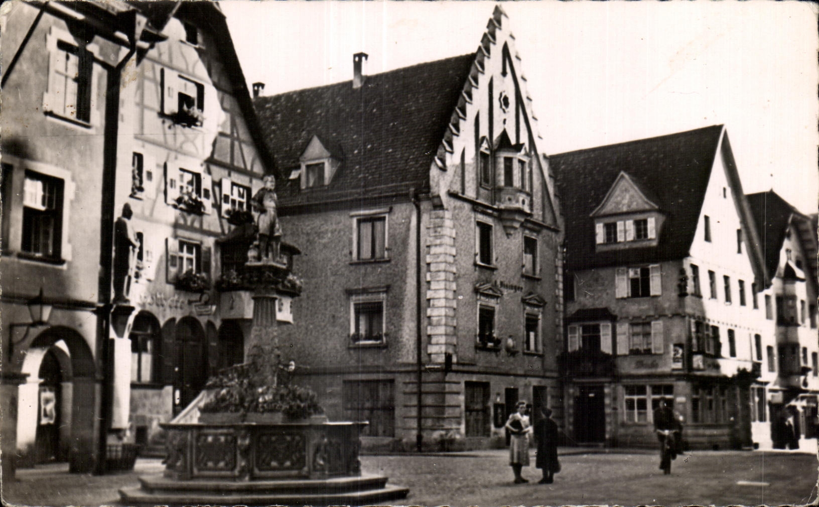 CPA Sigmaringen La Place de la Mairie