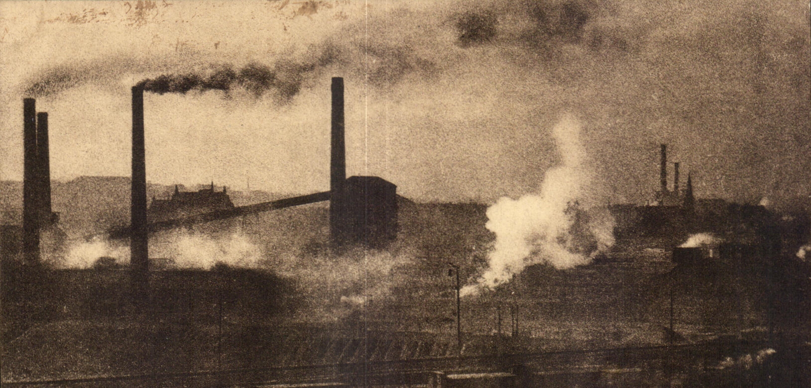 CPA Essen Die Industrie Gesehen Vom Salkenberg