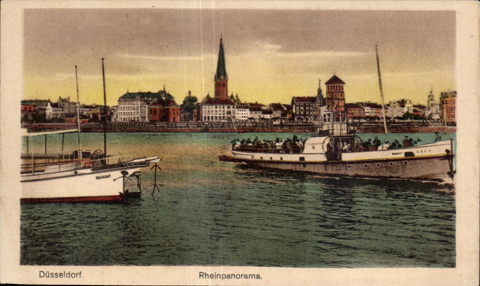 CPA Dusseldorf Rheinpanorama