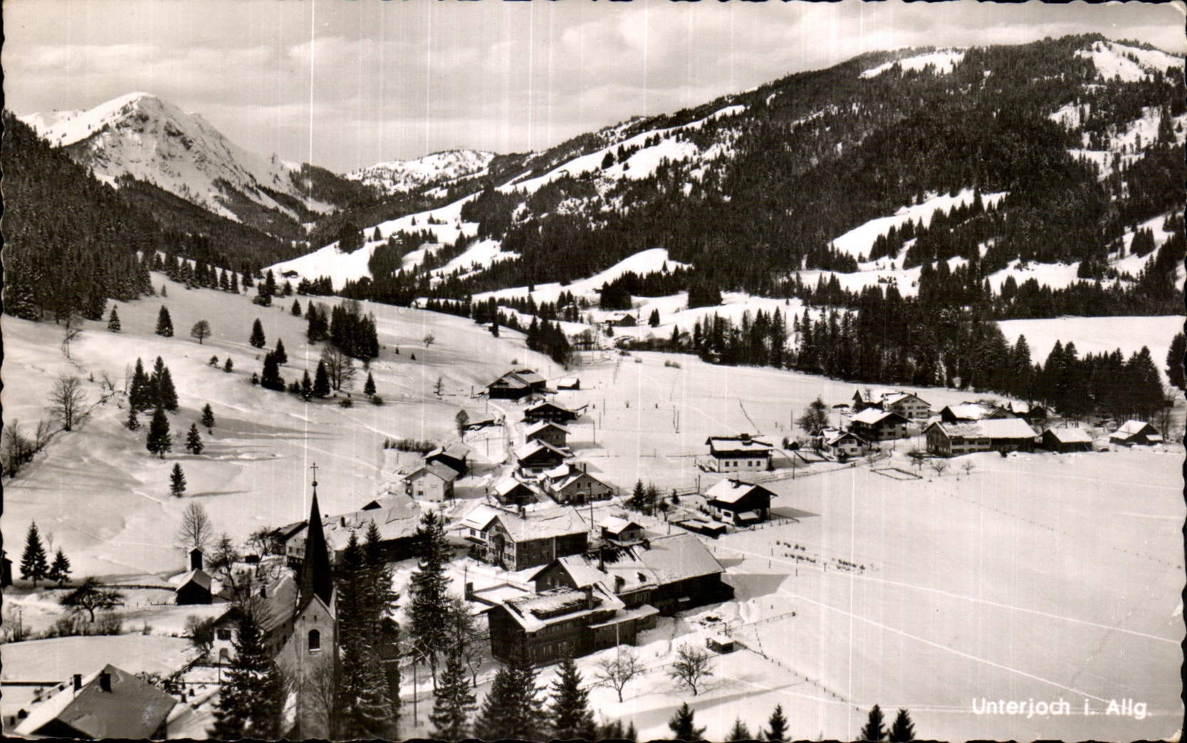 CPA Schipardies Unterjoch/Ale 1014m