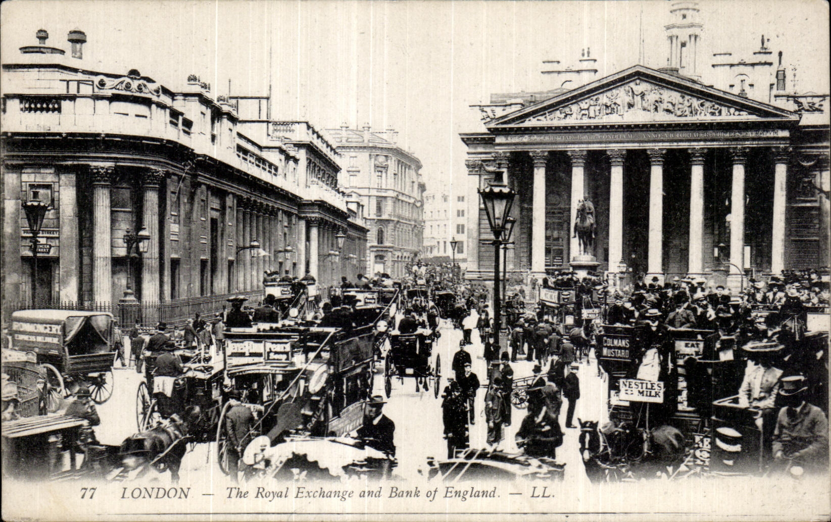 CPA London The Royal Exchange and Bank off England