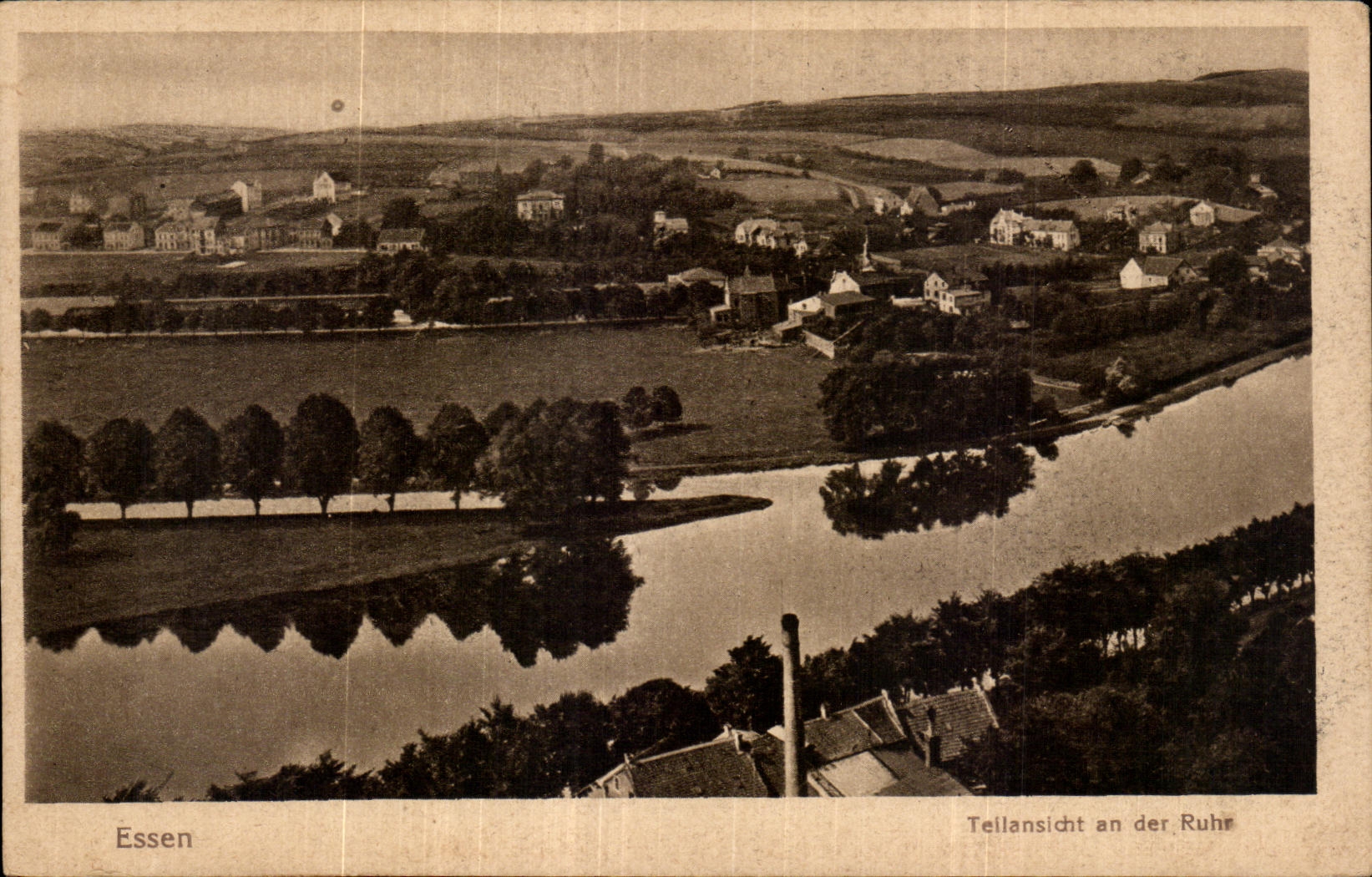 CPA Essen Teilansicht year DER the Ruhr