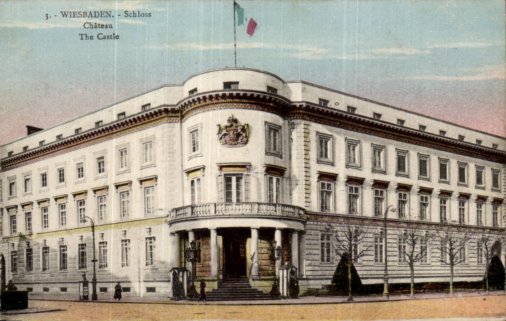 CPA Wiesbaden Schloss Castle