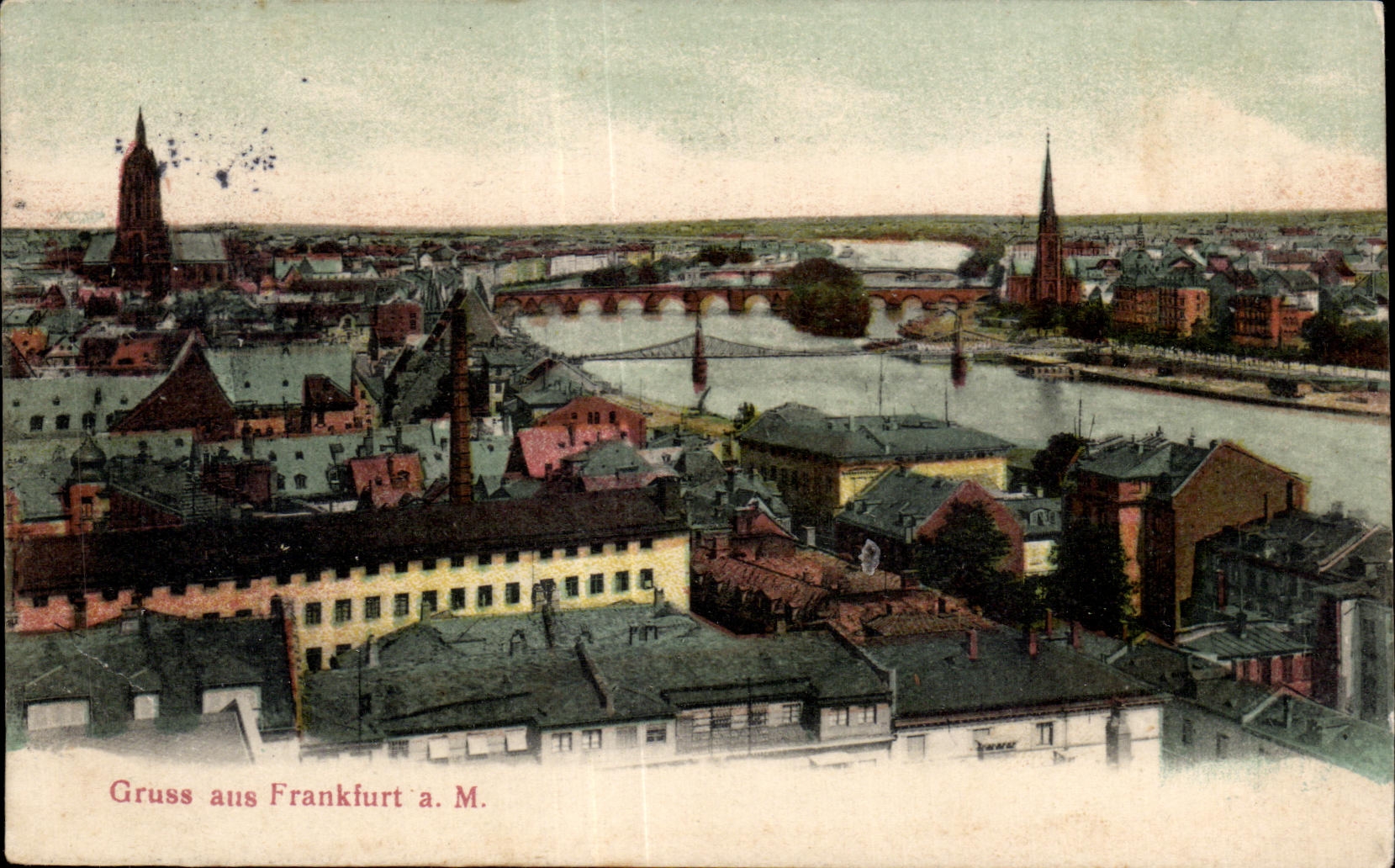 CPA Gruss aus Frankfurt