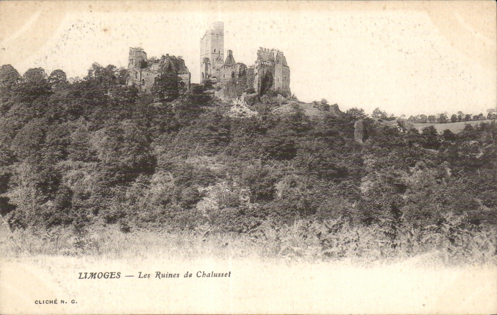 Ruinas de CPA Limoges de Chalusset