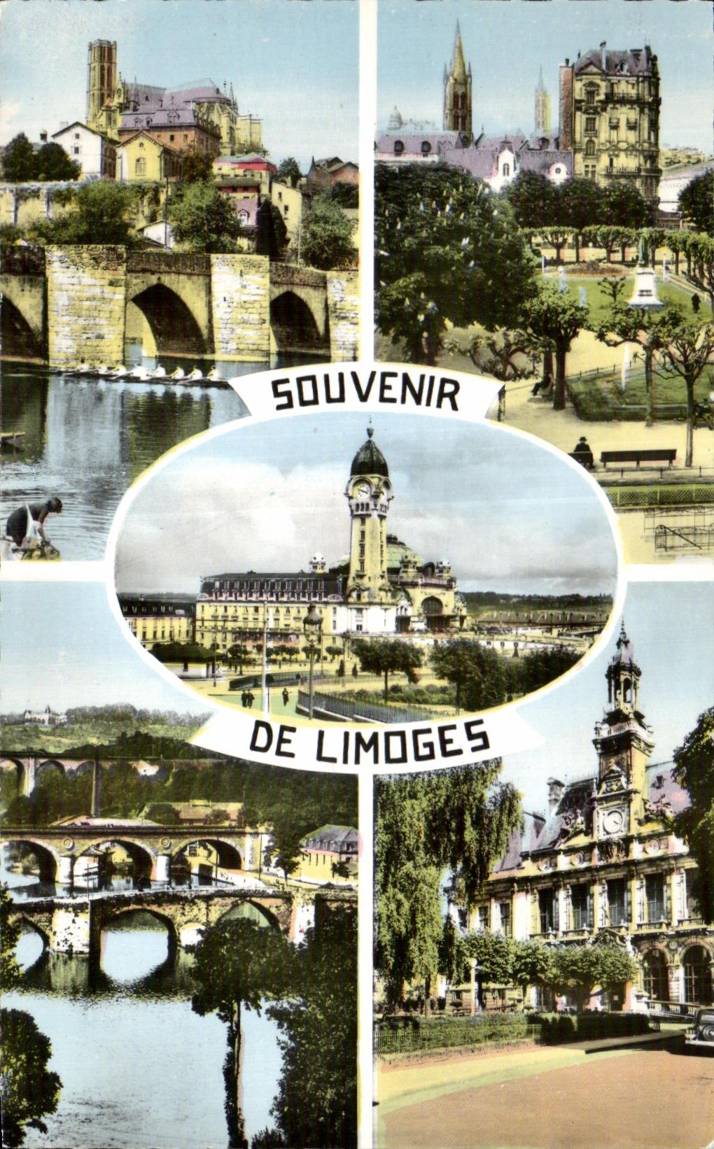 CPA Souvenir De Limoges