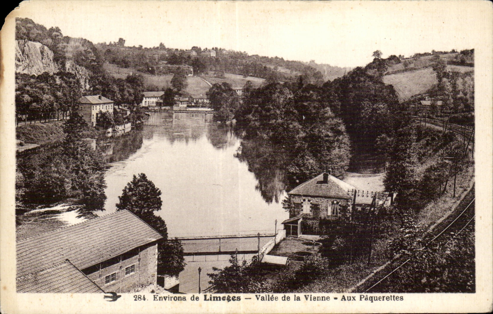 CPA Environs de Limoges Vallee de la Vienne Aux Paquerettes