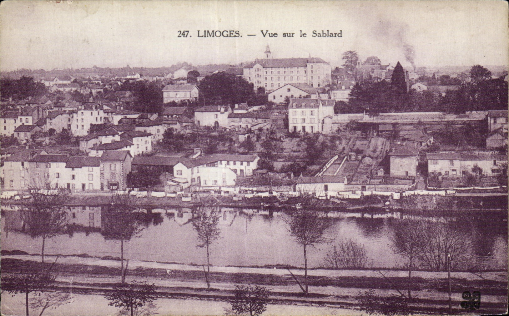 CPA Limoges vista en Sablard