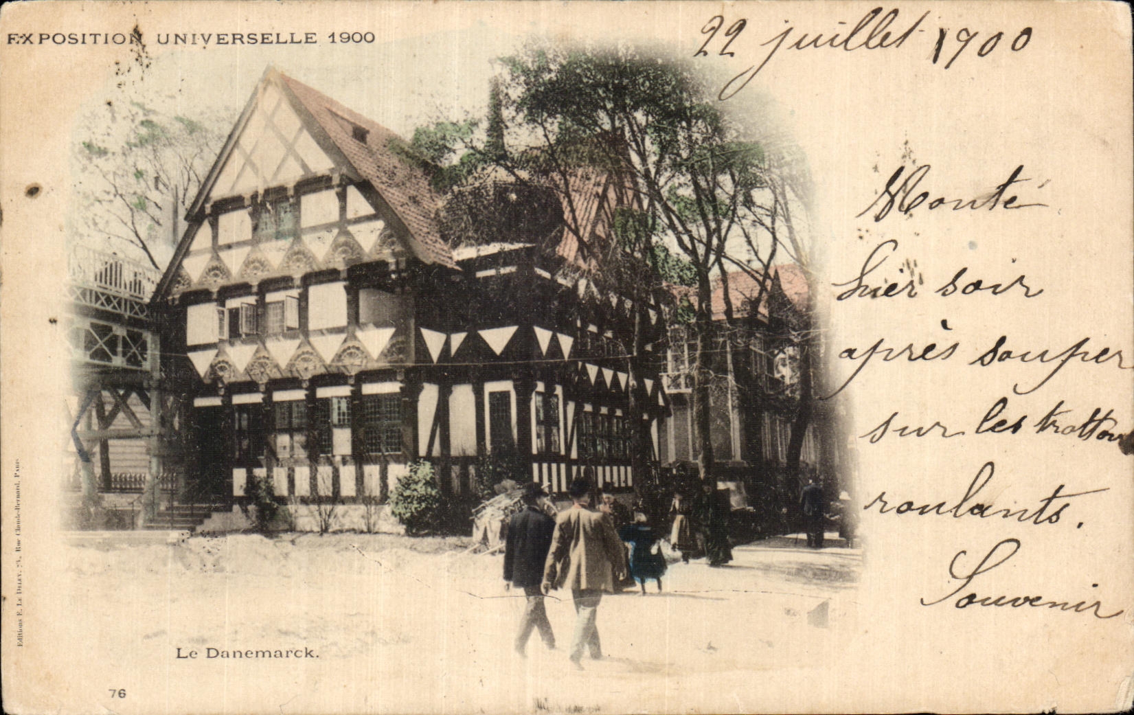 De CPA de la fantasia universal favorablemente Dinamarca 1900 Dinamarca