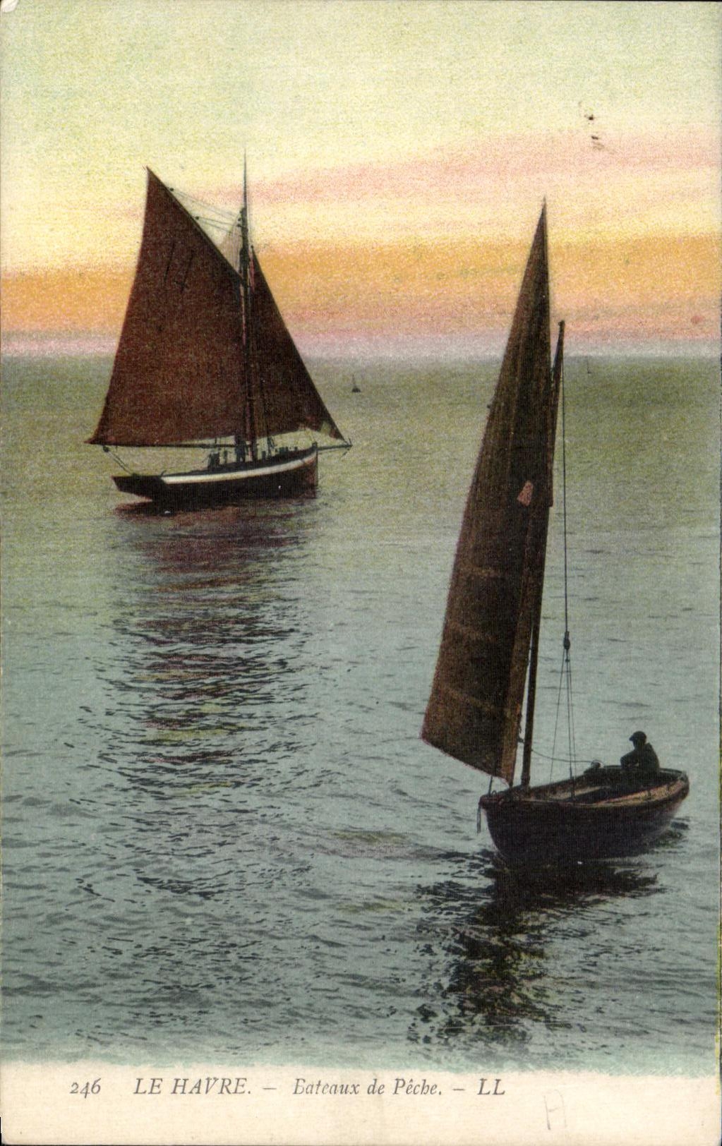 CPA Le Havre Boats of Boat sin