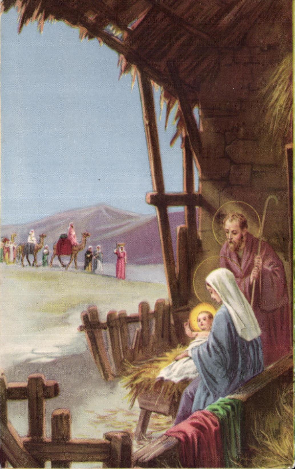 CPA Christ Religion Magi Camel camel