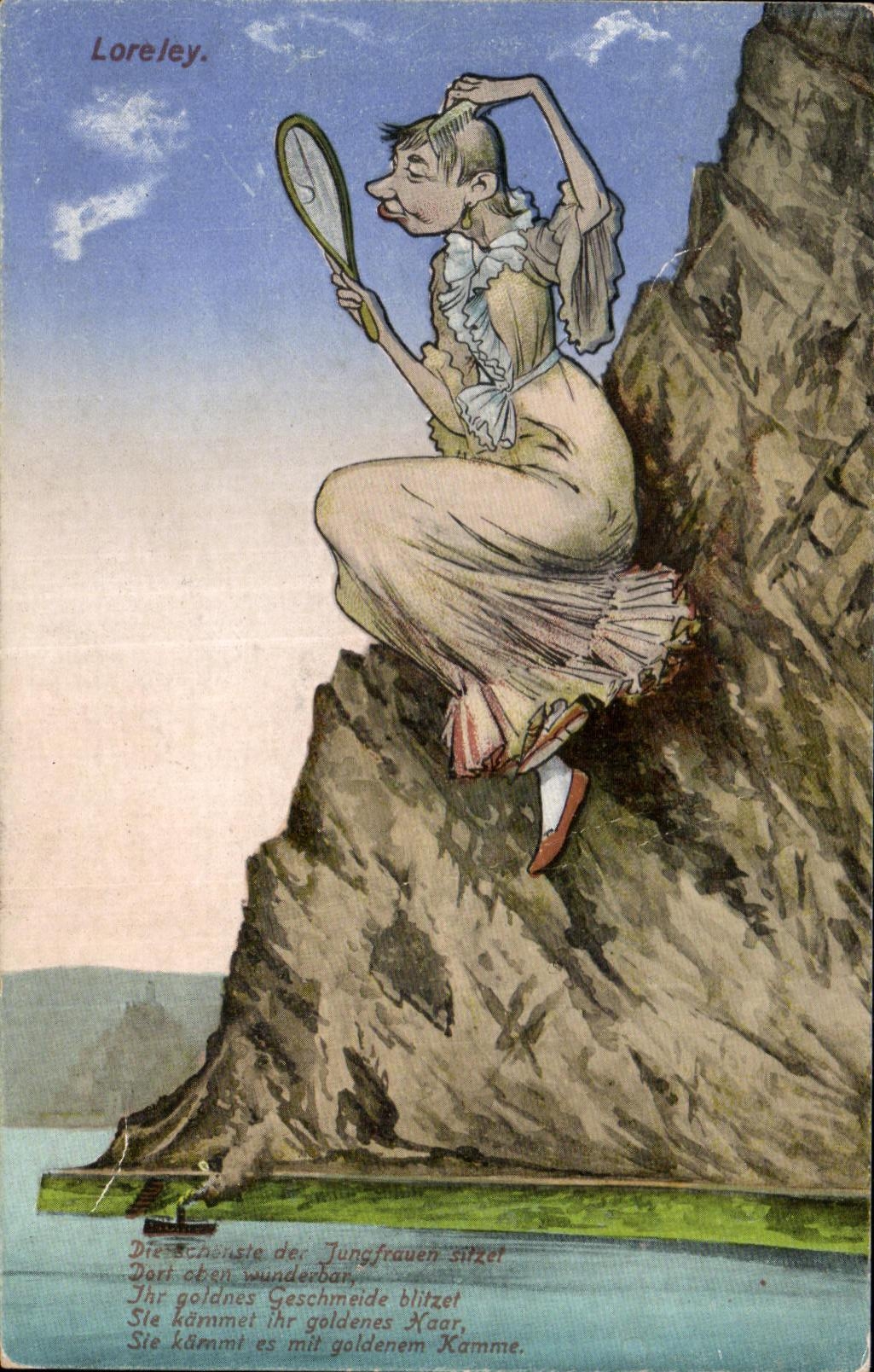 CPA Fantaisie Loreley Humour 