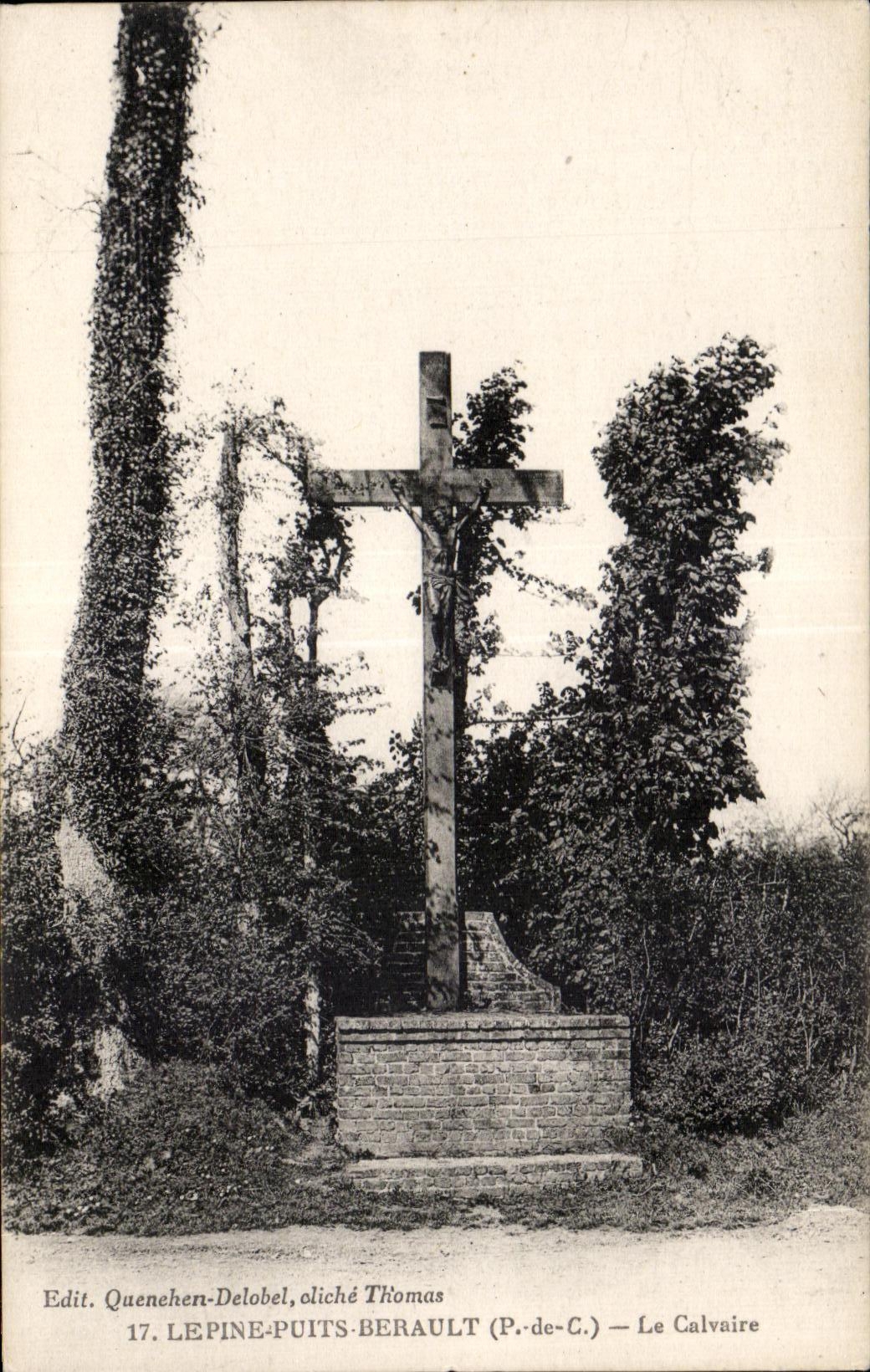 CPA Lepine Puits Berault Le Calvaire