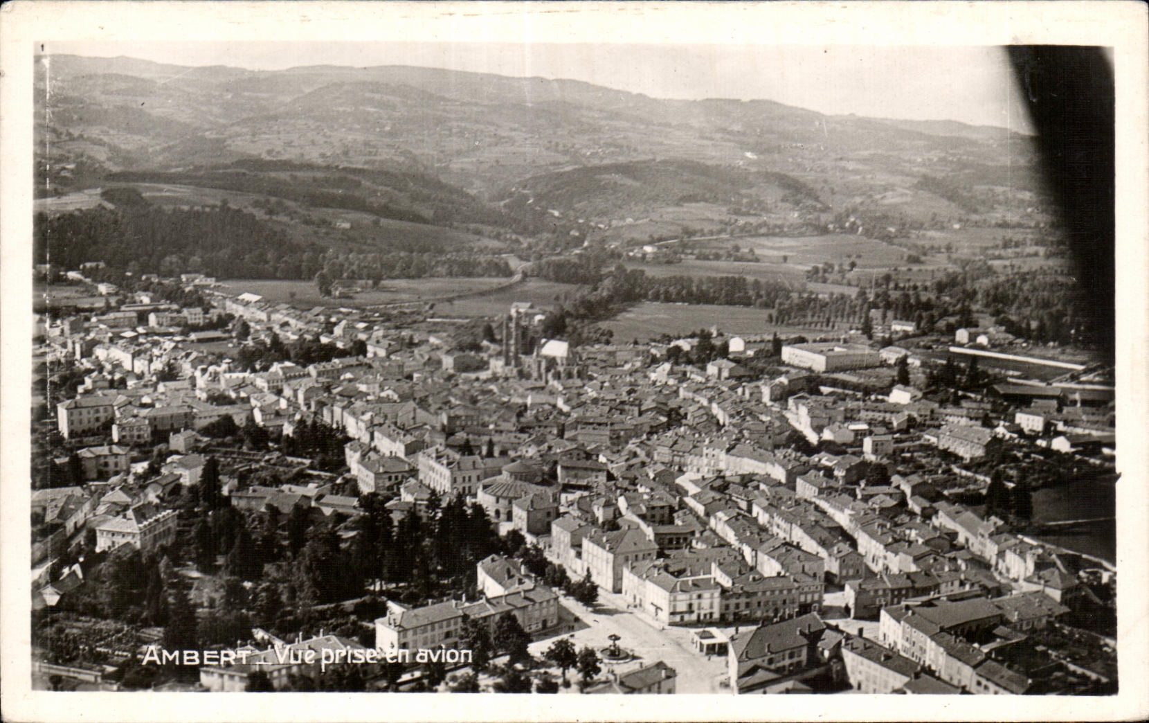 CPA Ambert Seen from in the plane