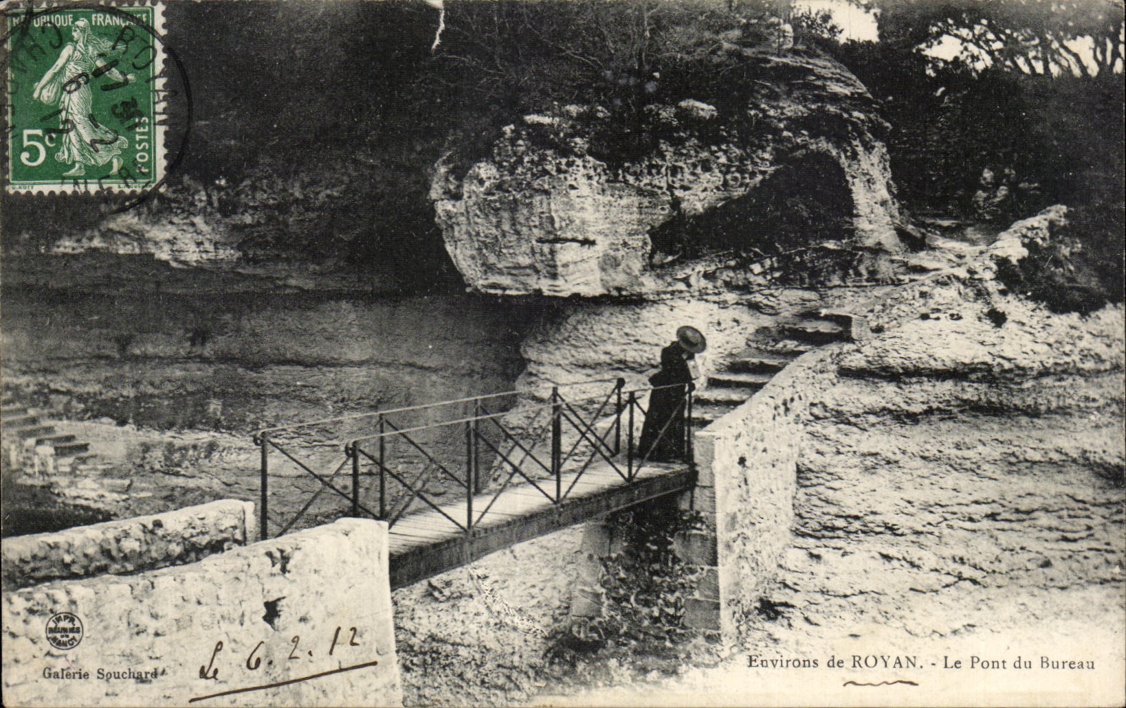 CPA Surroundings of Royan the Bridge of the Office