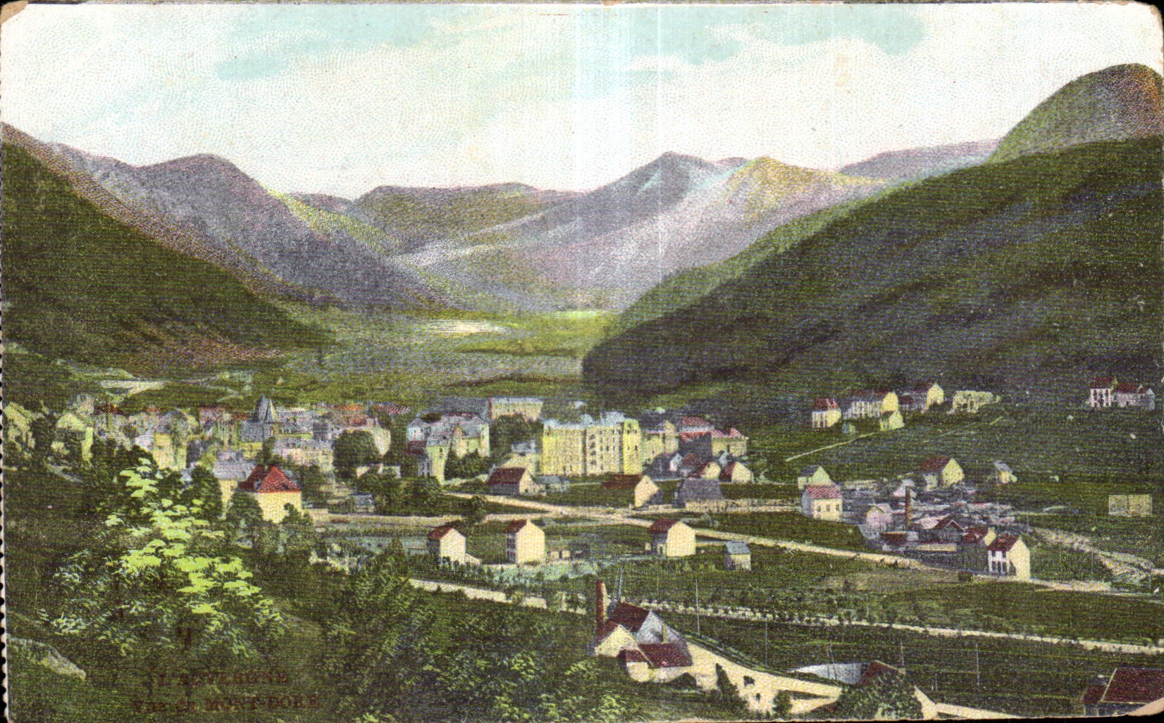 CPA the Mount Gilds the valley of Sancy