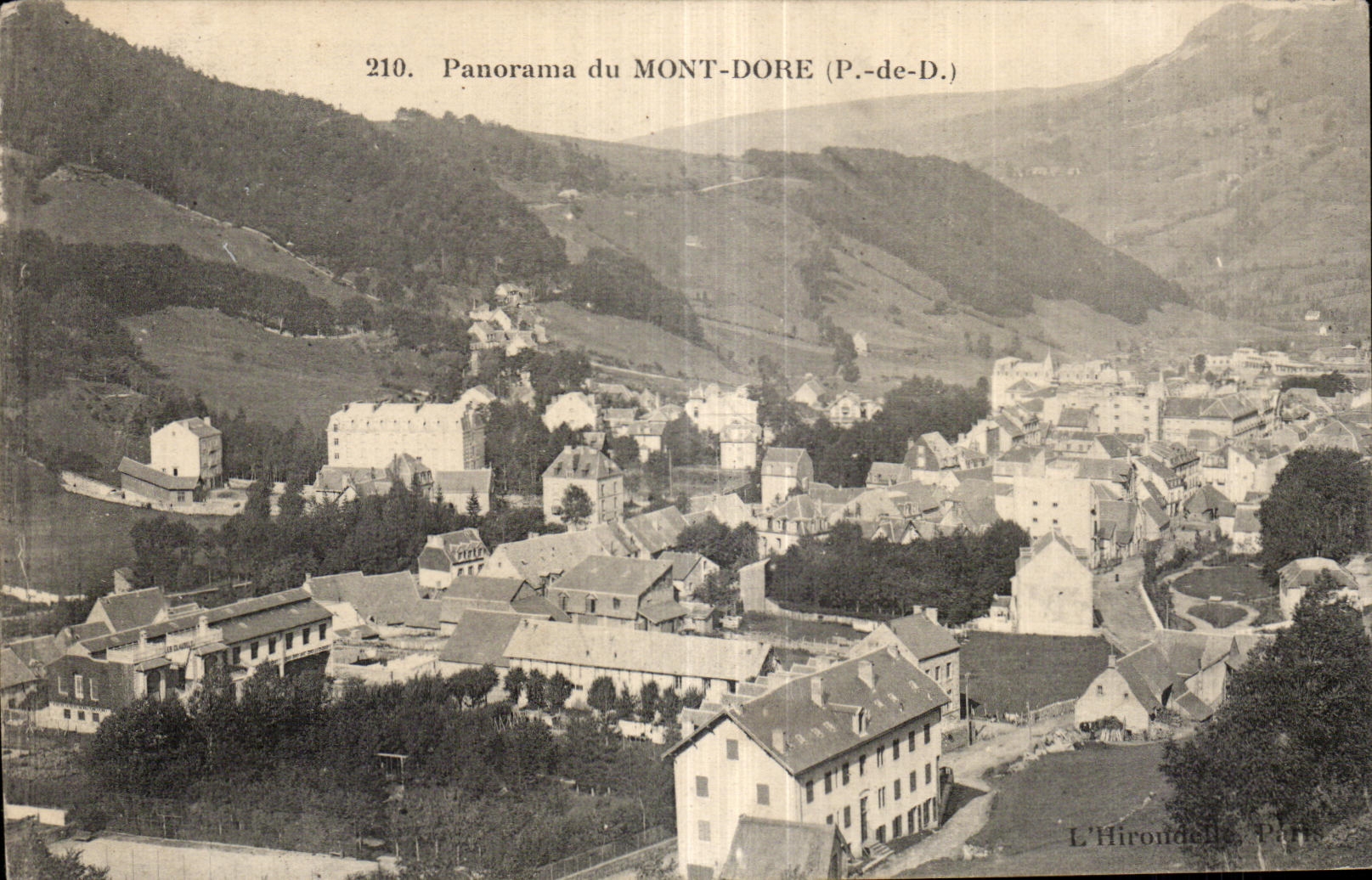 CPA the Mount Gilds Panorama