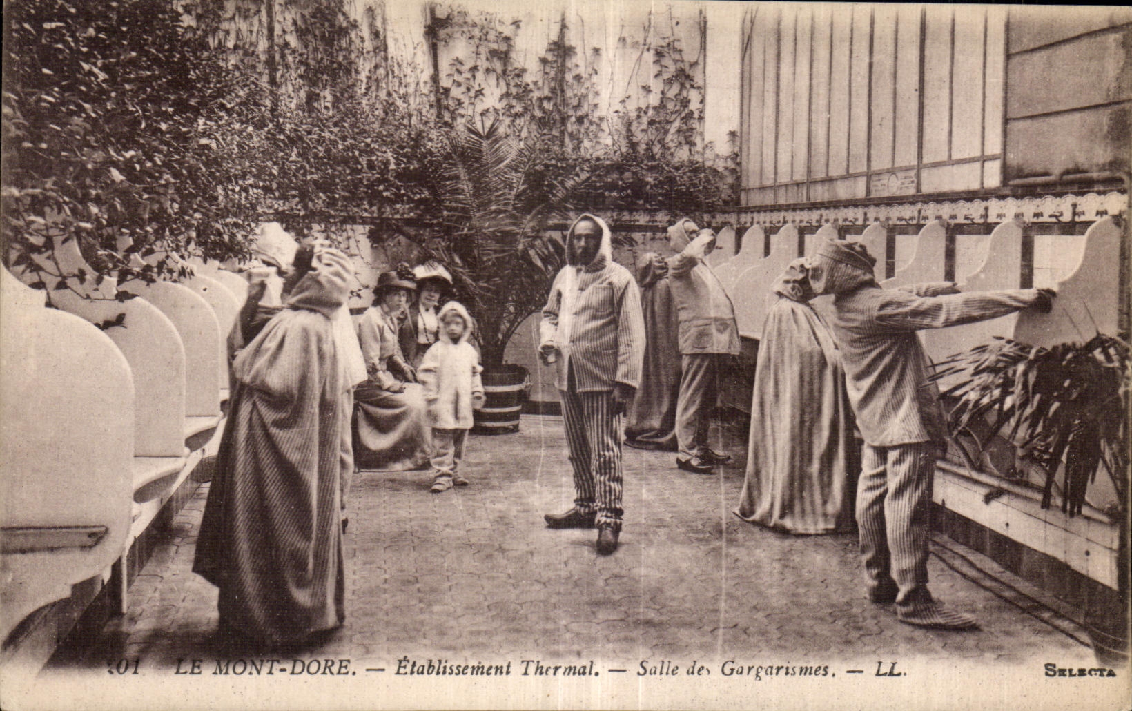 CPA the Mount Gilds Hydropathic establishment Salle of Gargarismes