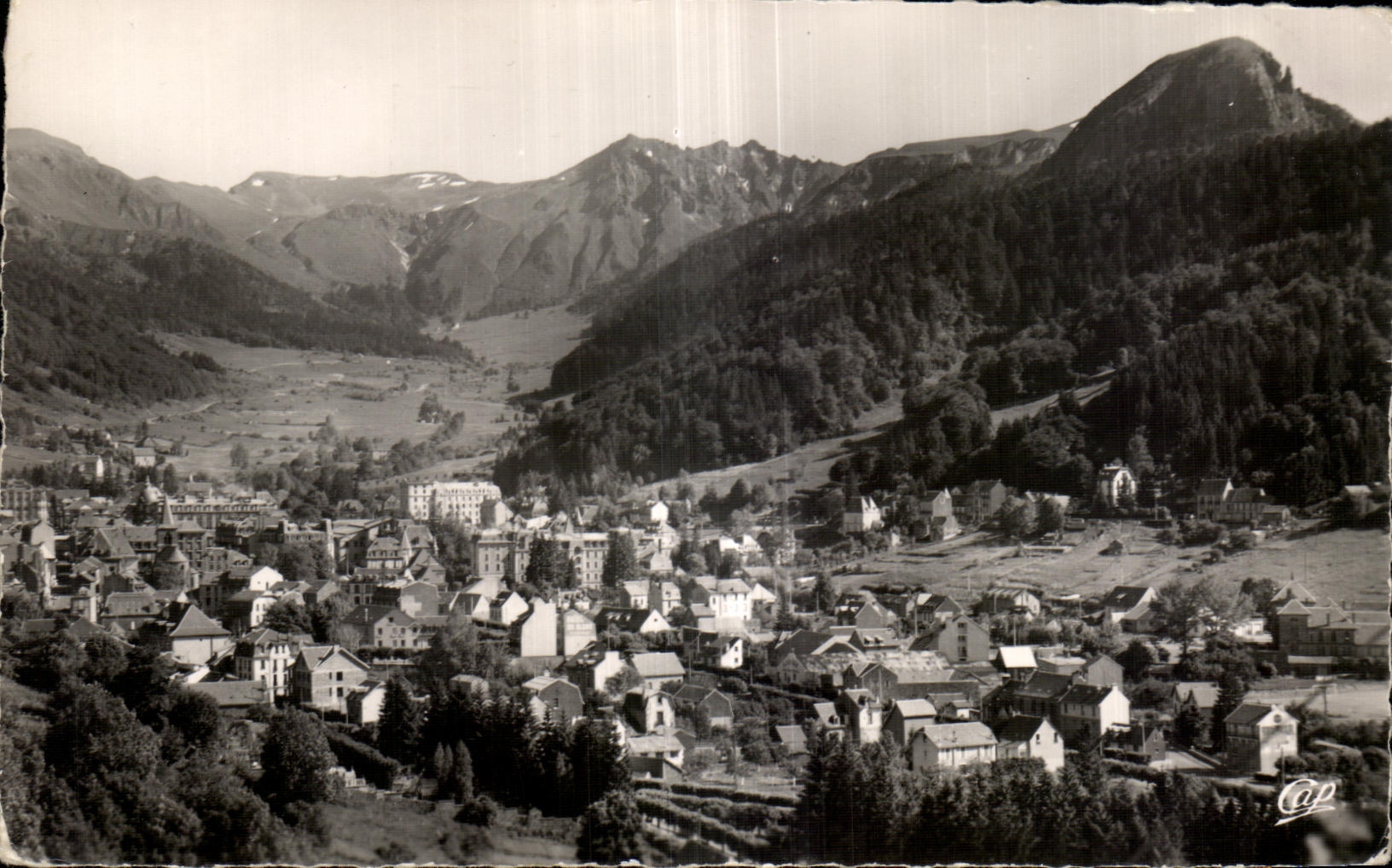 CPSM the Mount Gilds View towards the Capuchin and Sancy