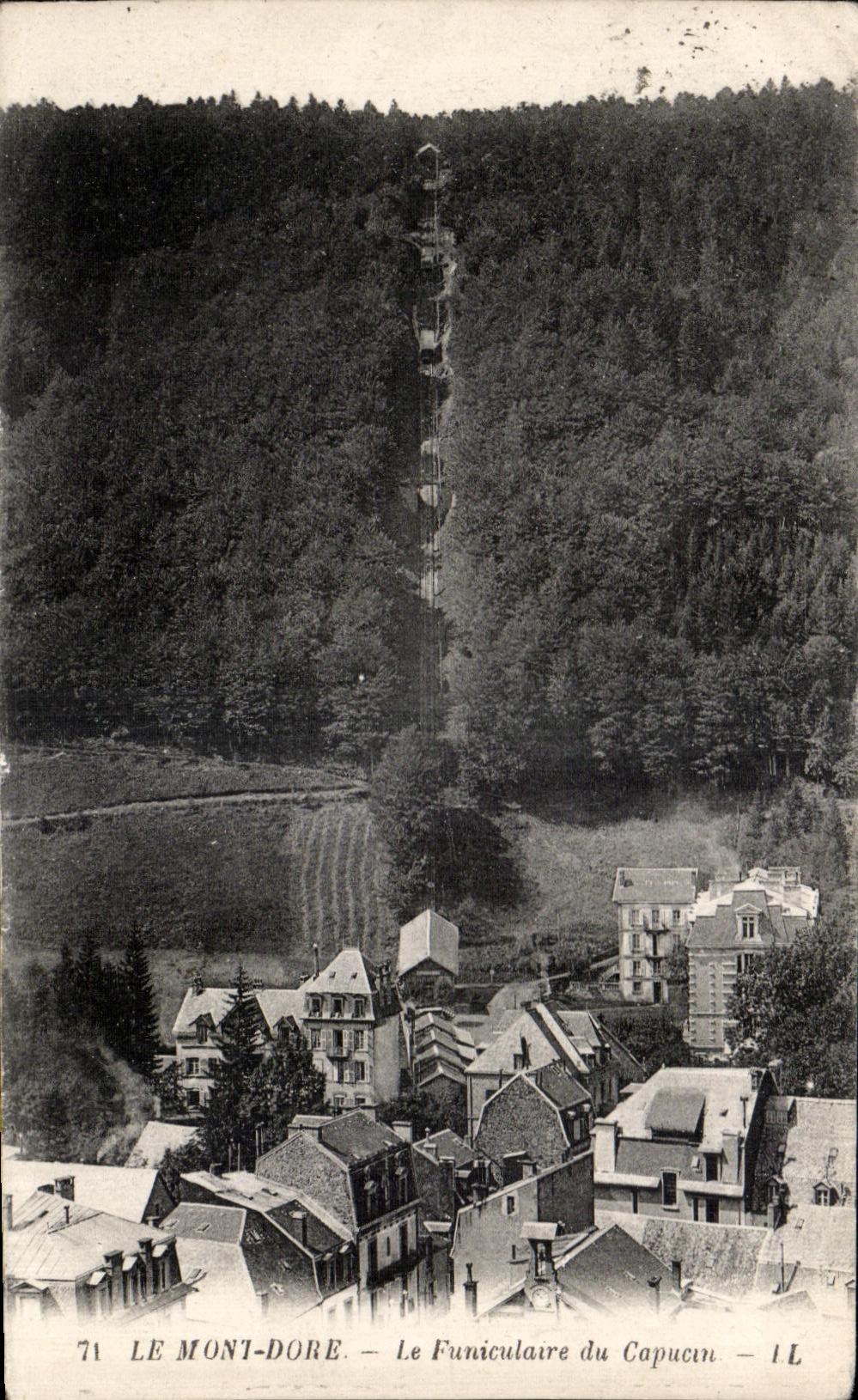 CPA the Mount Gilds the funicular of the Capuchin