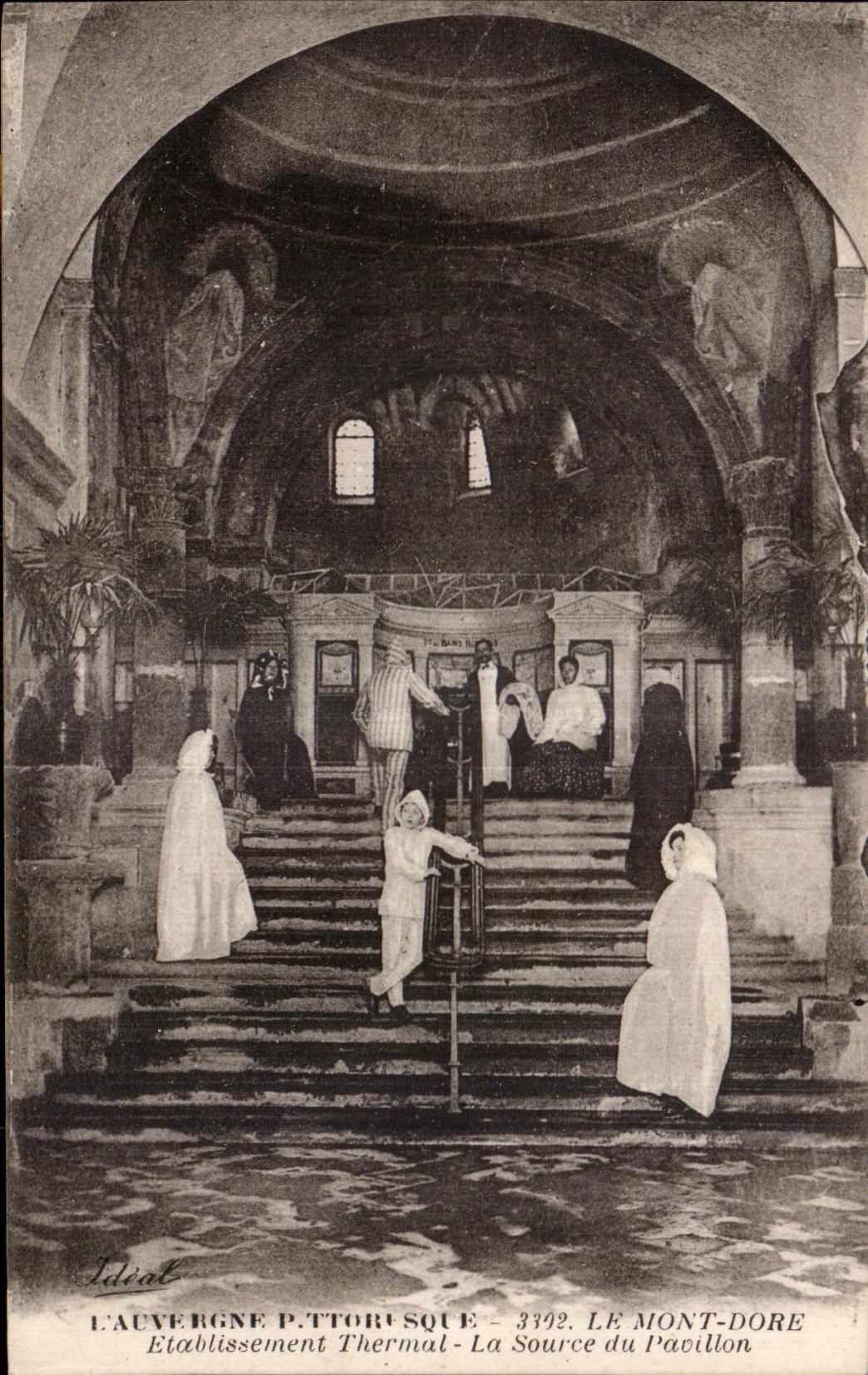 CPA the Mount Gilds Hydropathic establishment the source of the house