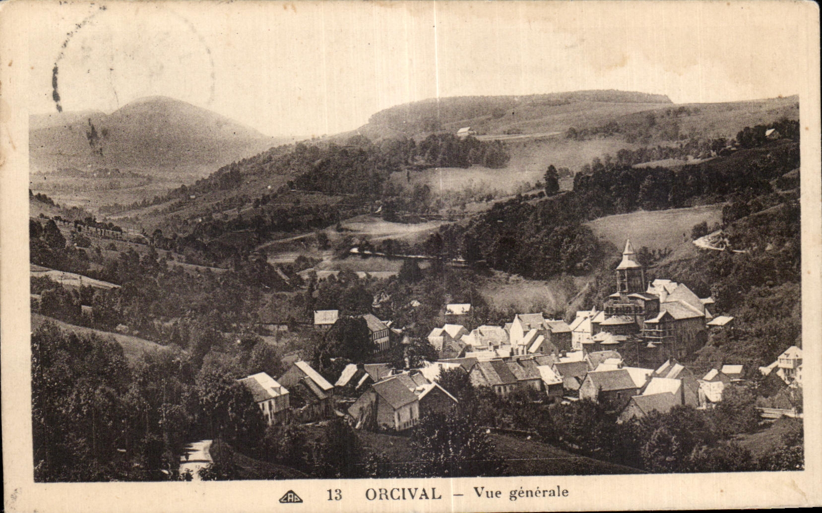 Orcival - View - CPA