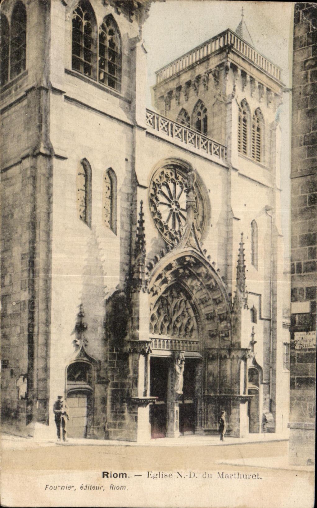 Riom - Eglise Notre Dame de Marthmet - CPA