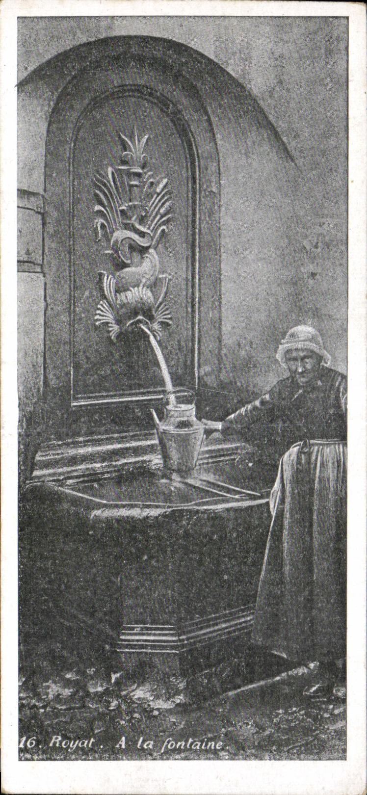 Riom - Taylor Chocolat - La Fontaine - CPA