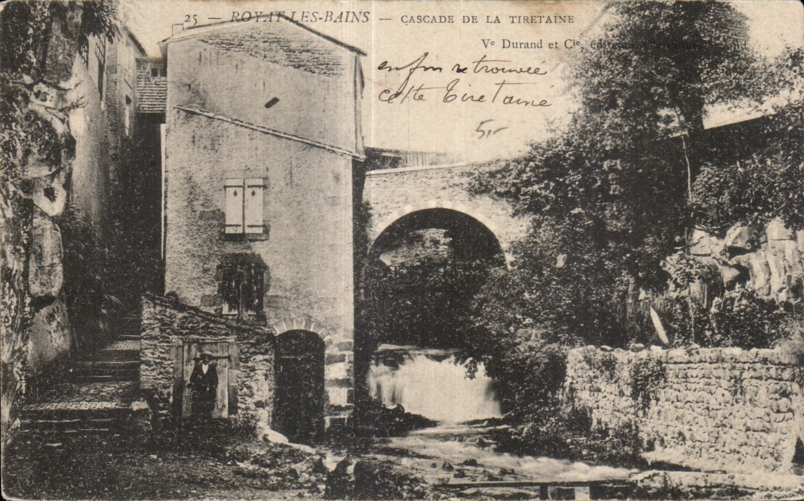 Royat - Cascade of Tiretaine - CPA