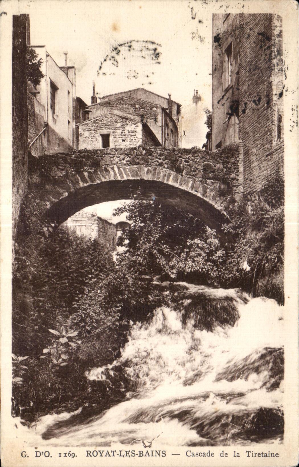 Royat les Bains - Cascade of Tiretaine - CPA