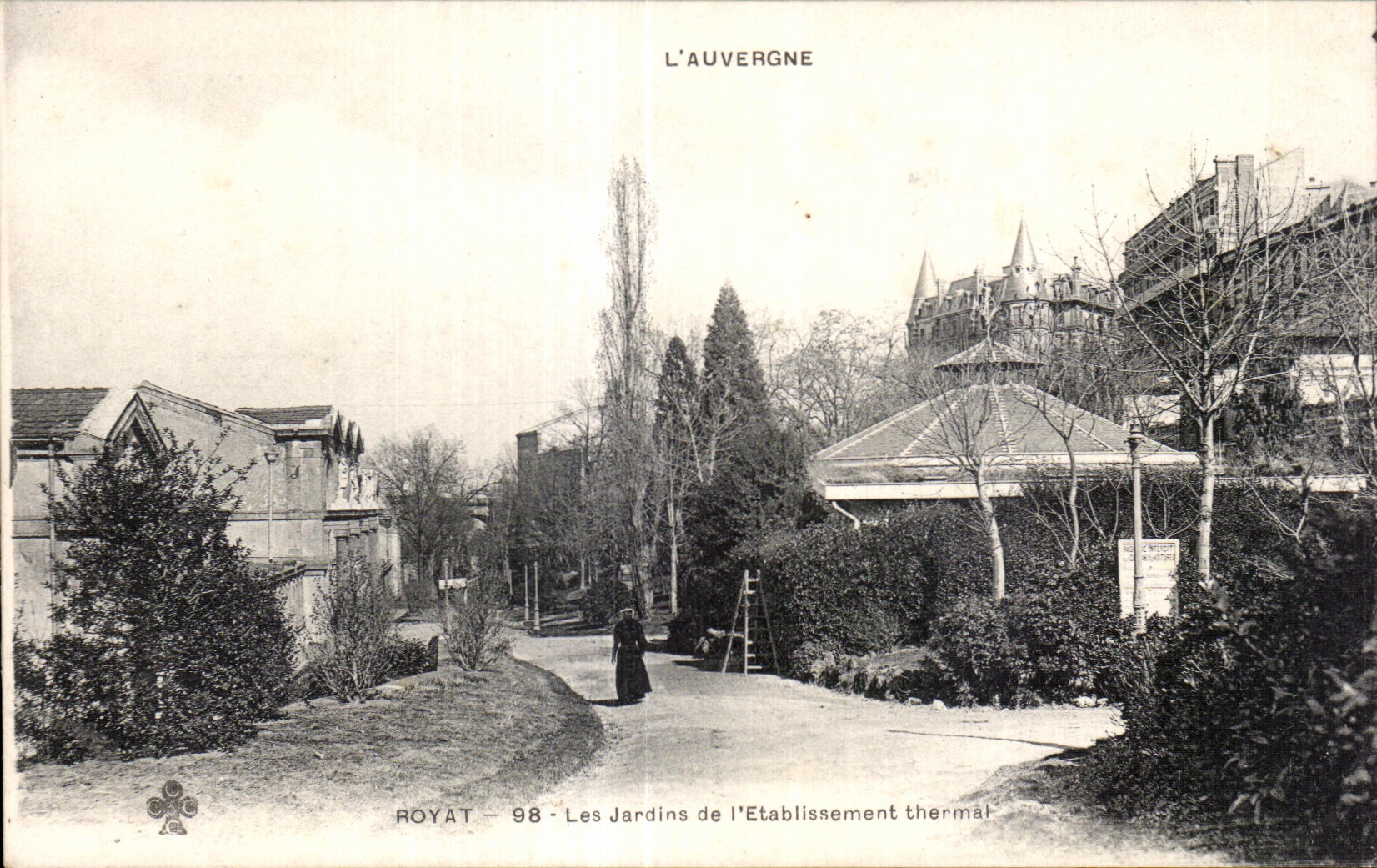 Royat les Bains - Gardens of Hydropathic establishment - CPA