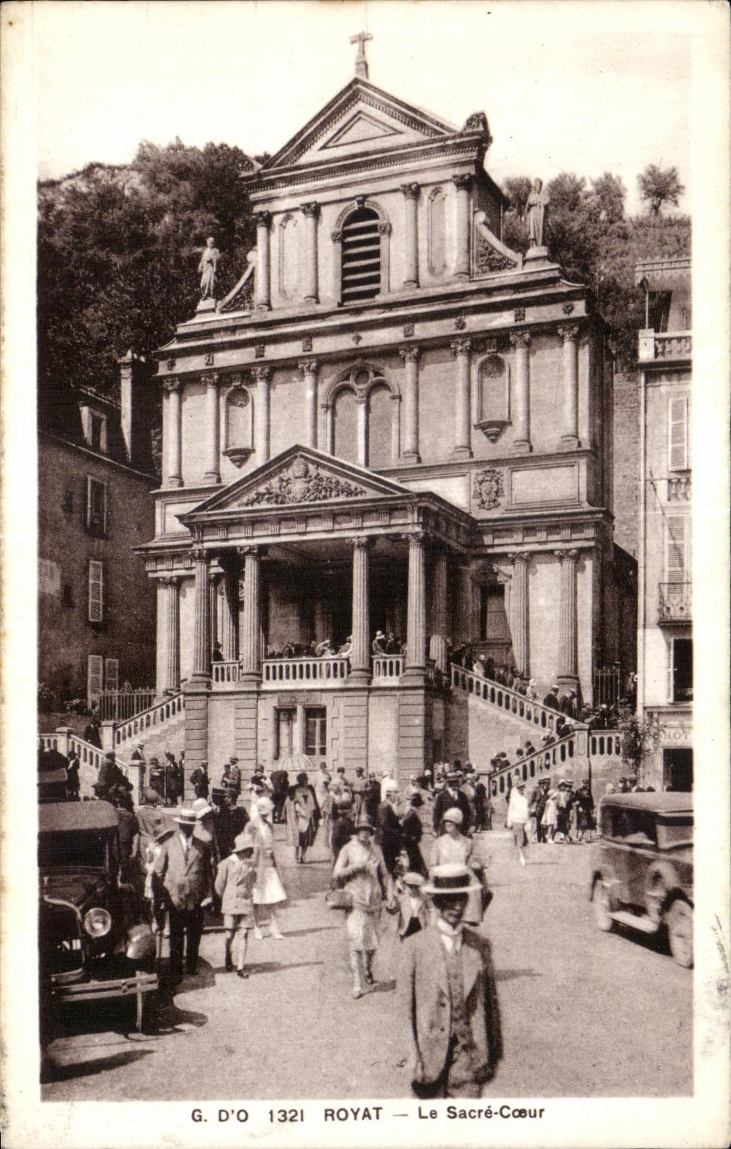 Royat les Bains - the Sacring Heart - CPA