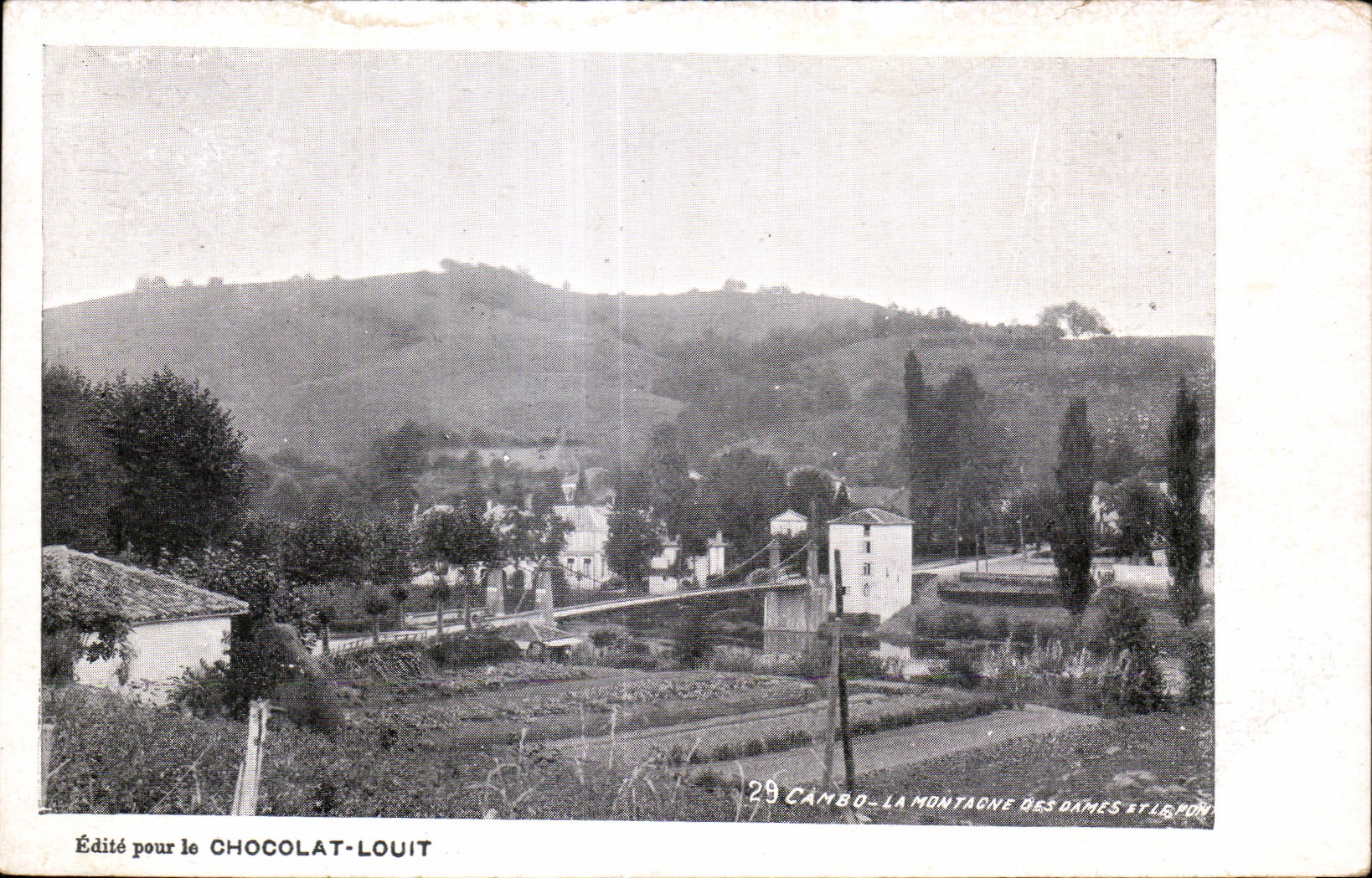 CPA Cambo the mountain of the ladies and the bridge Publishes for the Louit Chocolate