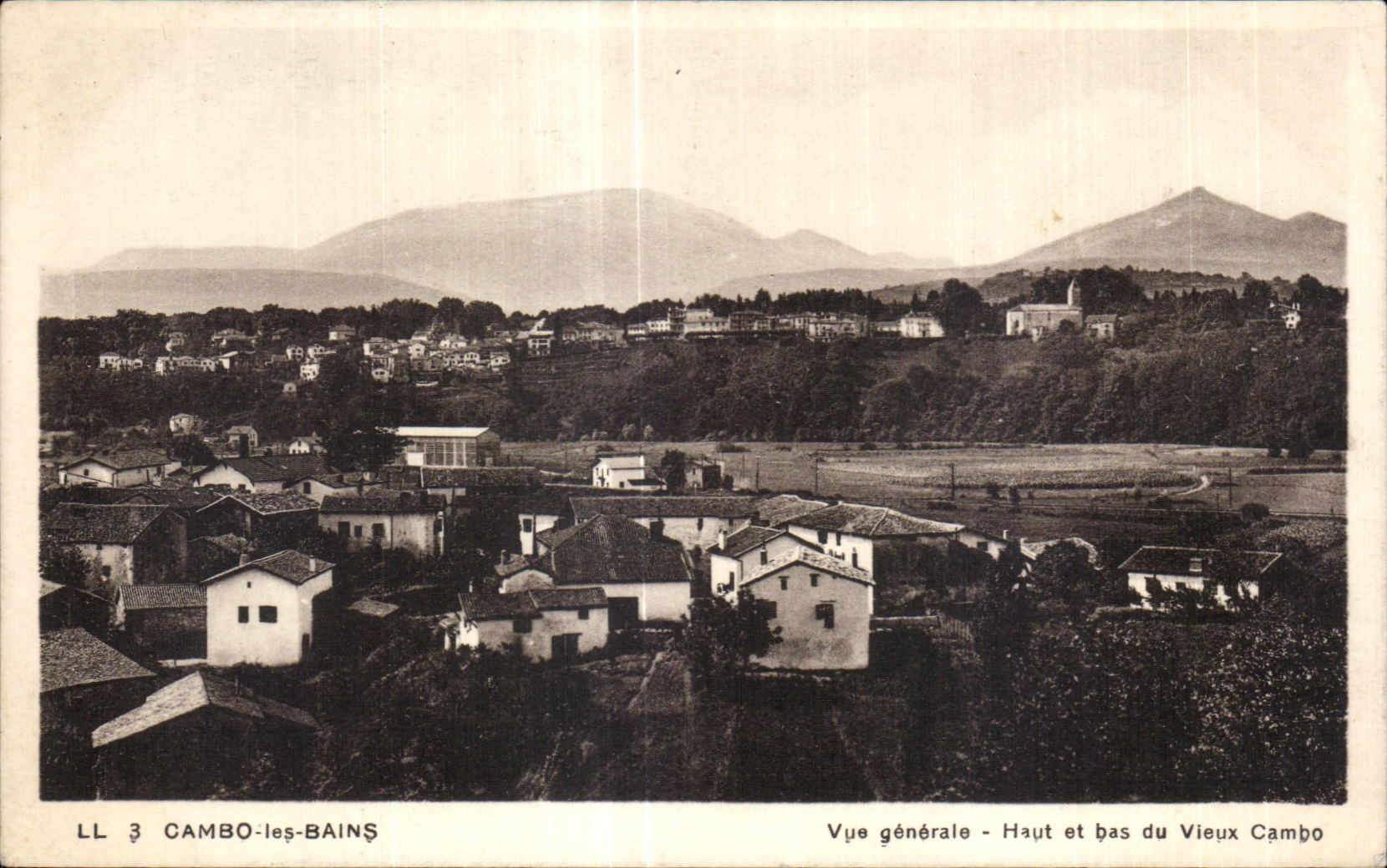 CPA Cambo les Bains View High and low of the Cambo Old man