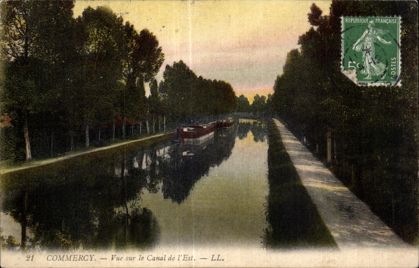 CPA Commercy Vue on the Canal of I Is L