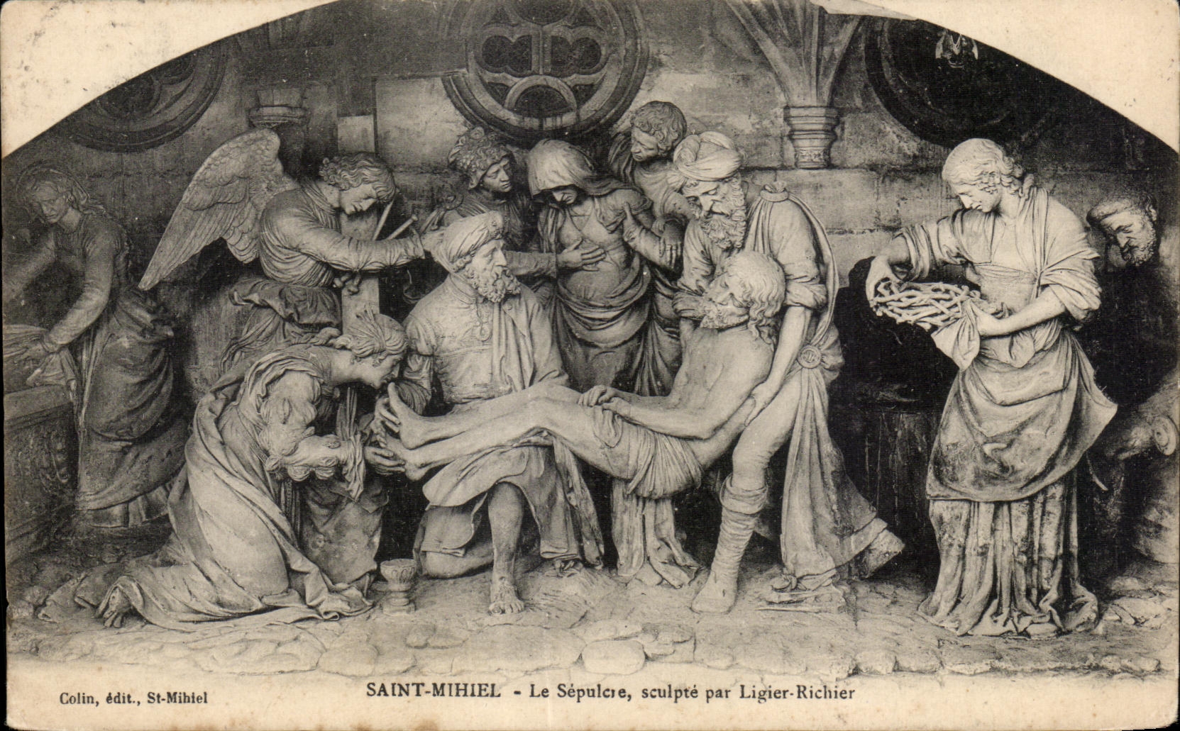 CPA Saint Mihiel the Sepulchre Carves by Ligier Richier