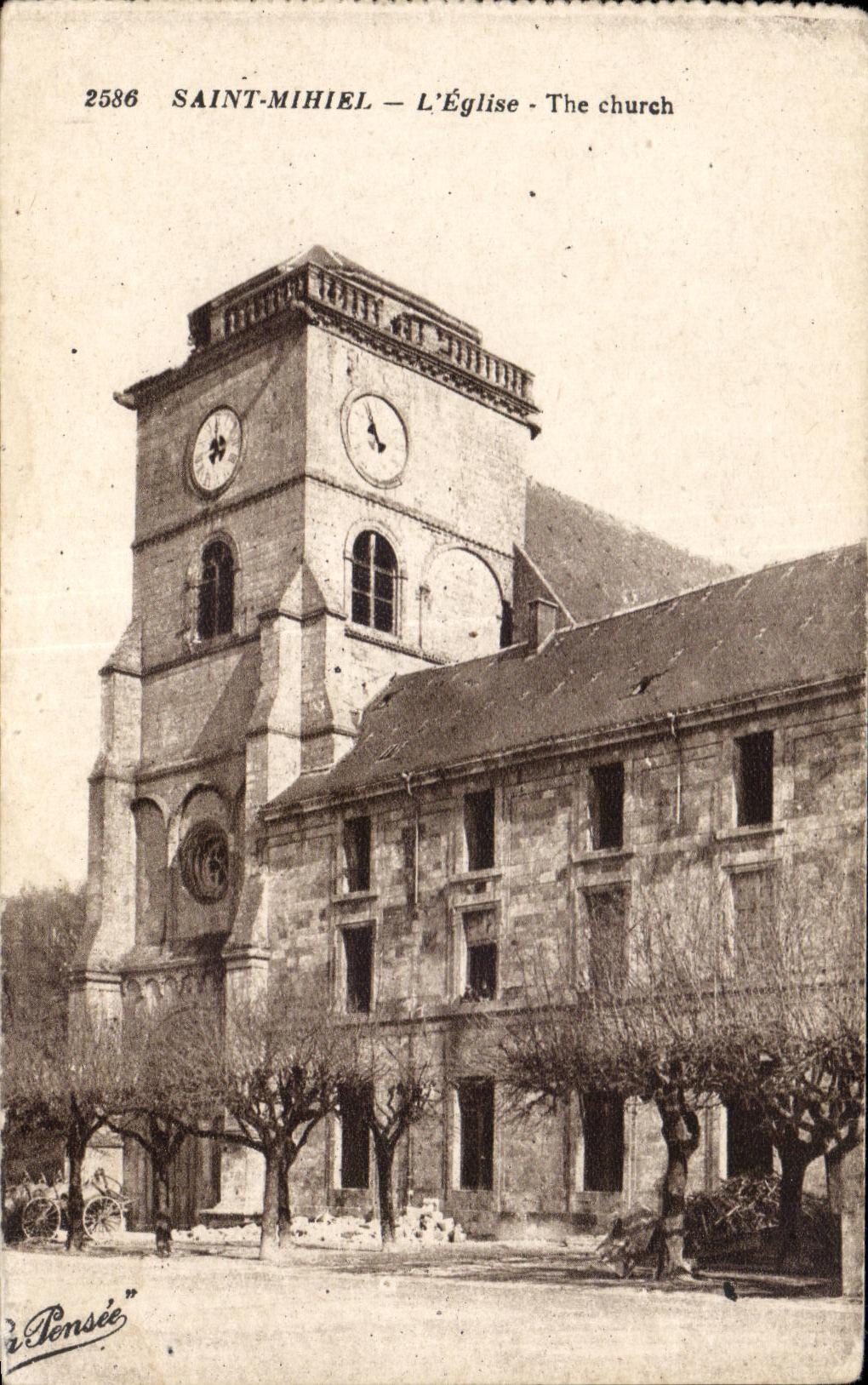 CPA Saint Mihiel Church The Church