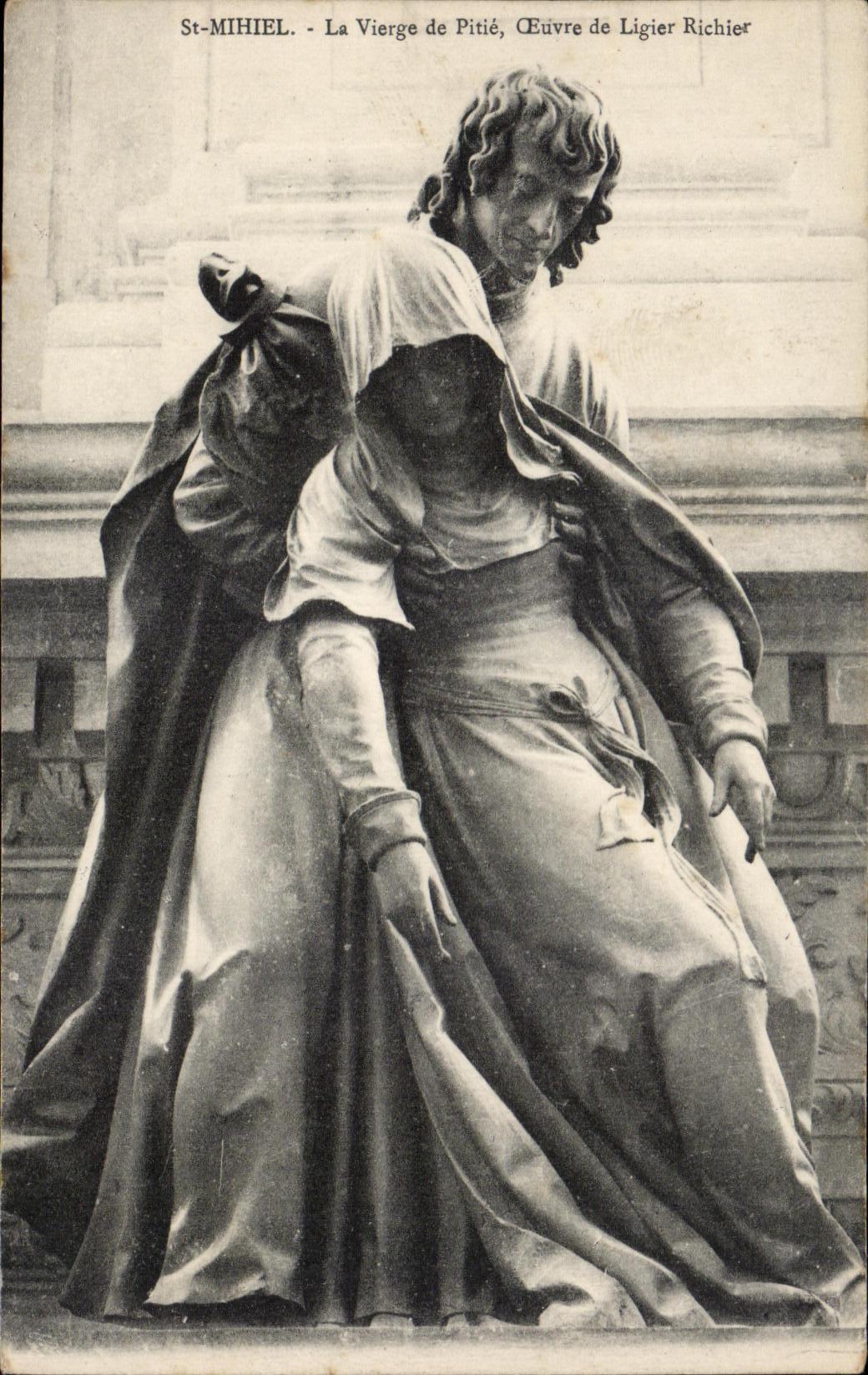CPA St Mihiel the Virgin of Pity Works of Ligier Richier