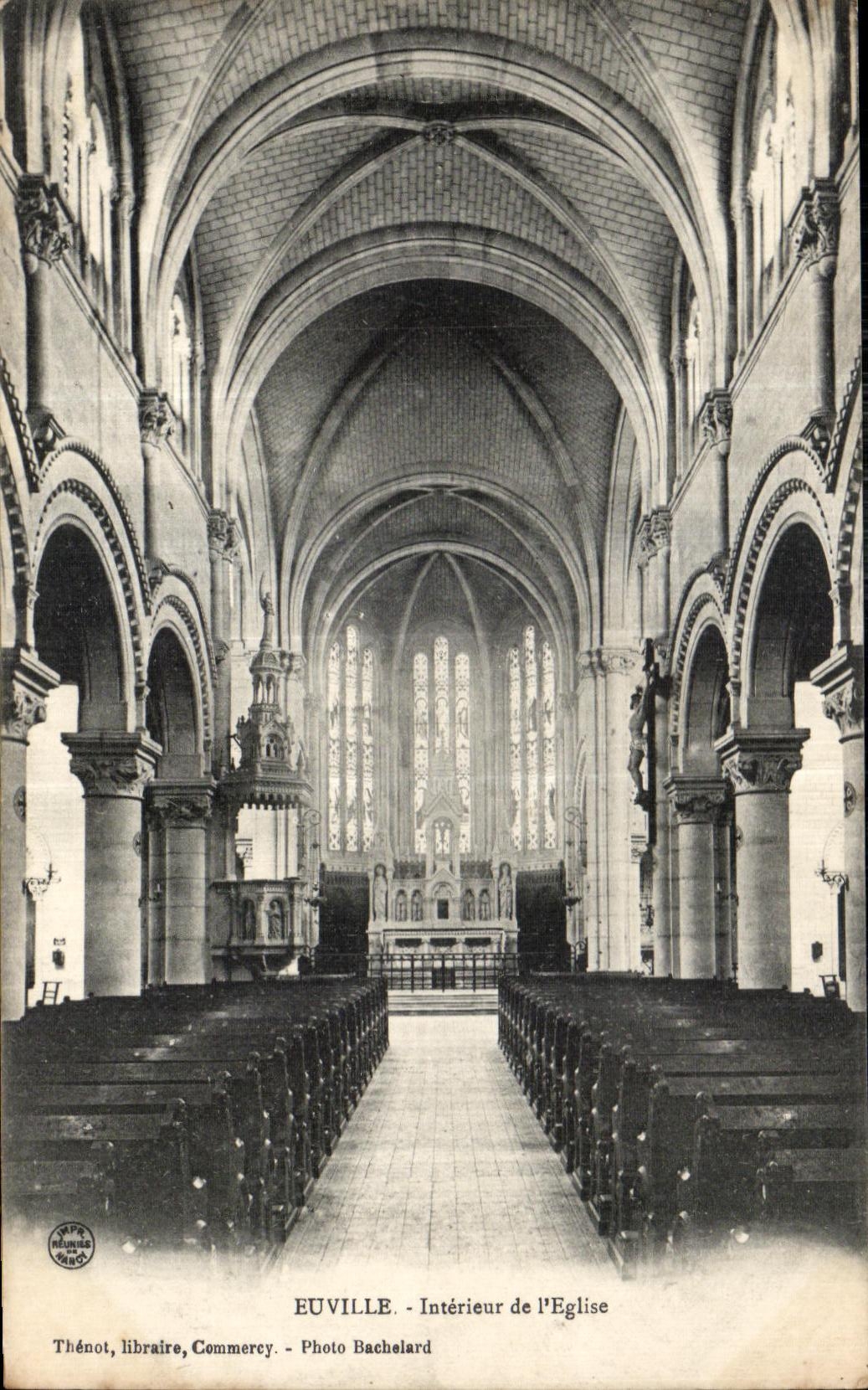 CPA Interior Euville of I Church