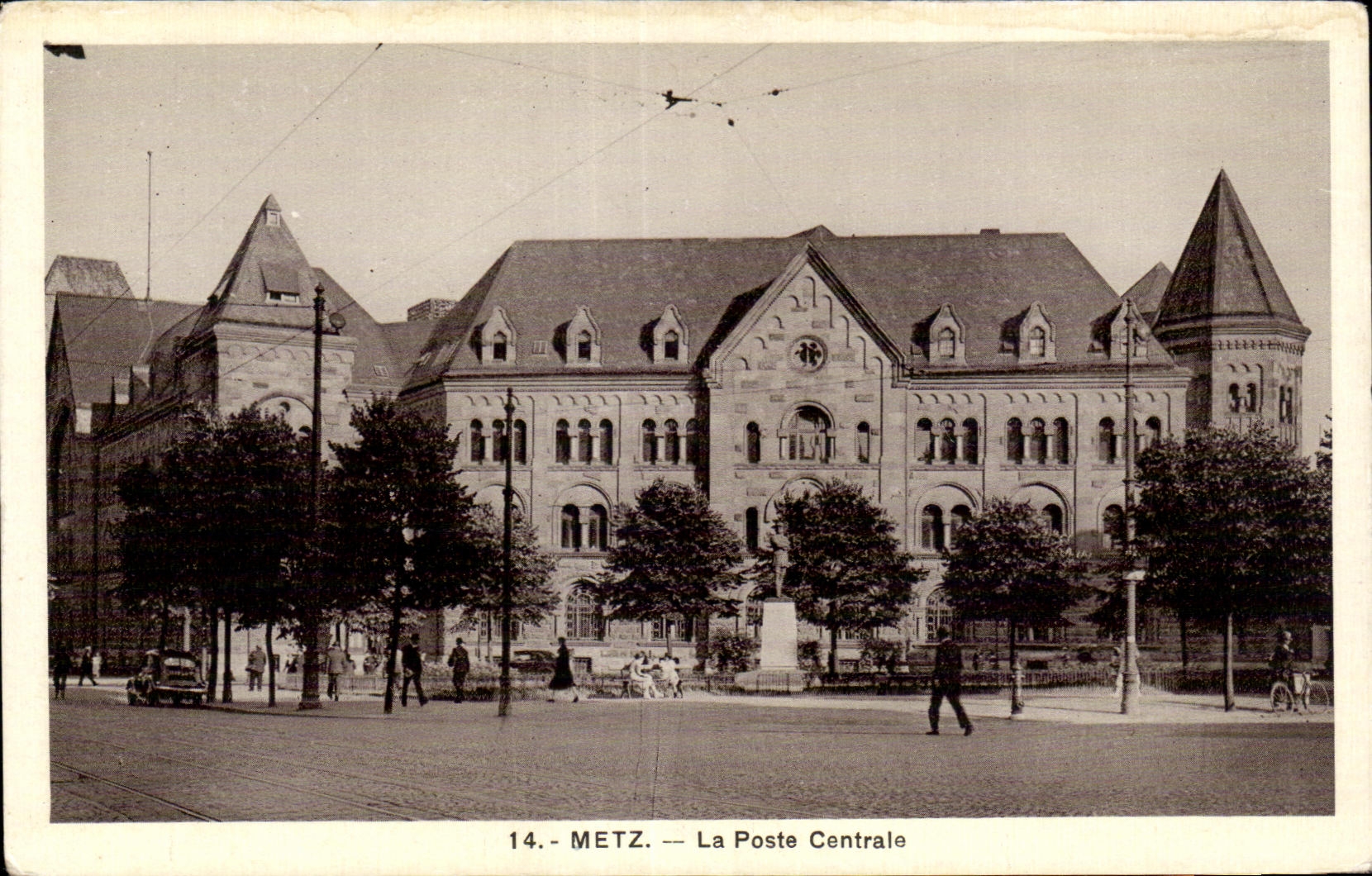 Central electrica de Metz - de La Poste - CPA
