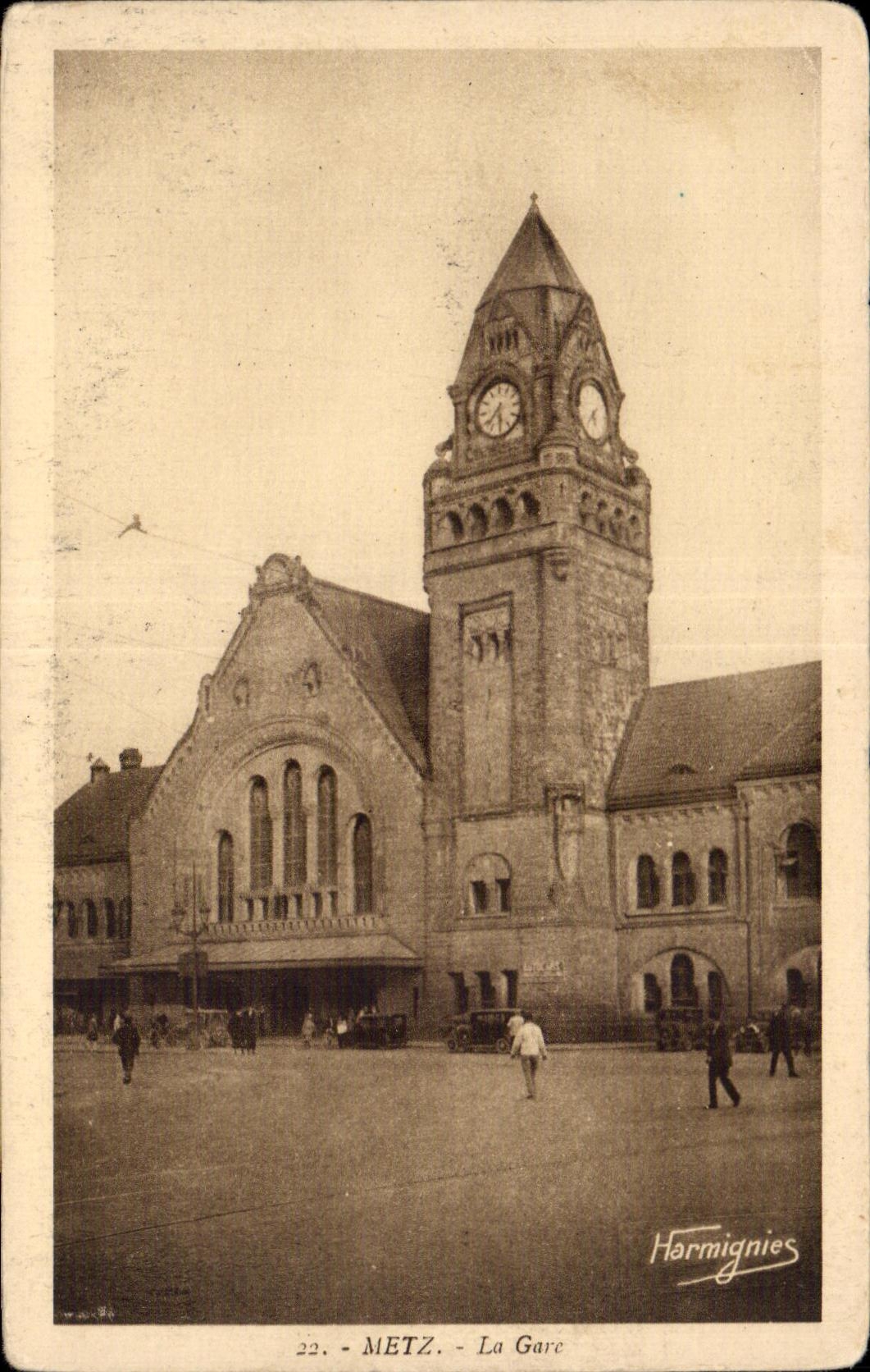 Metz - estacion de tren - CPA