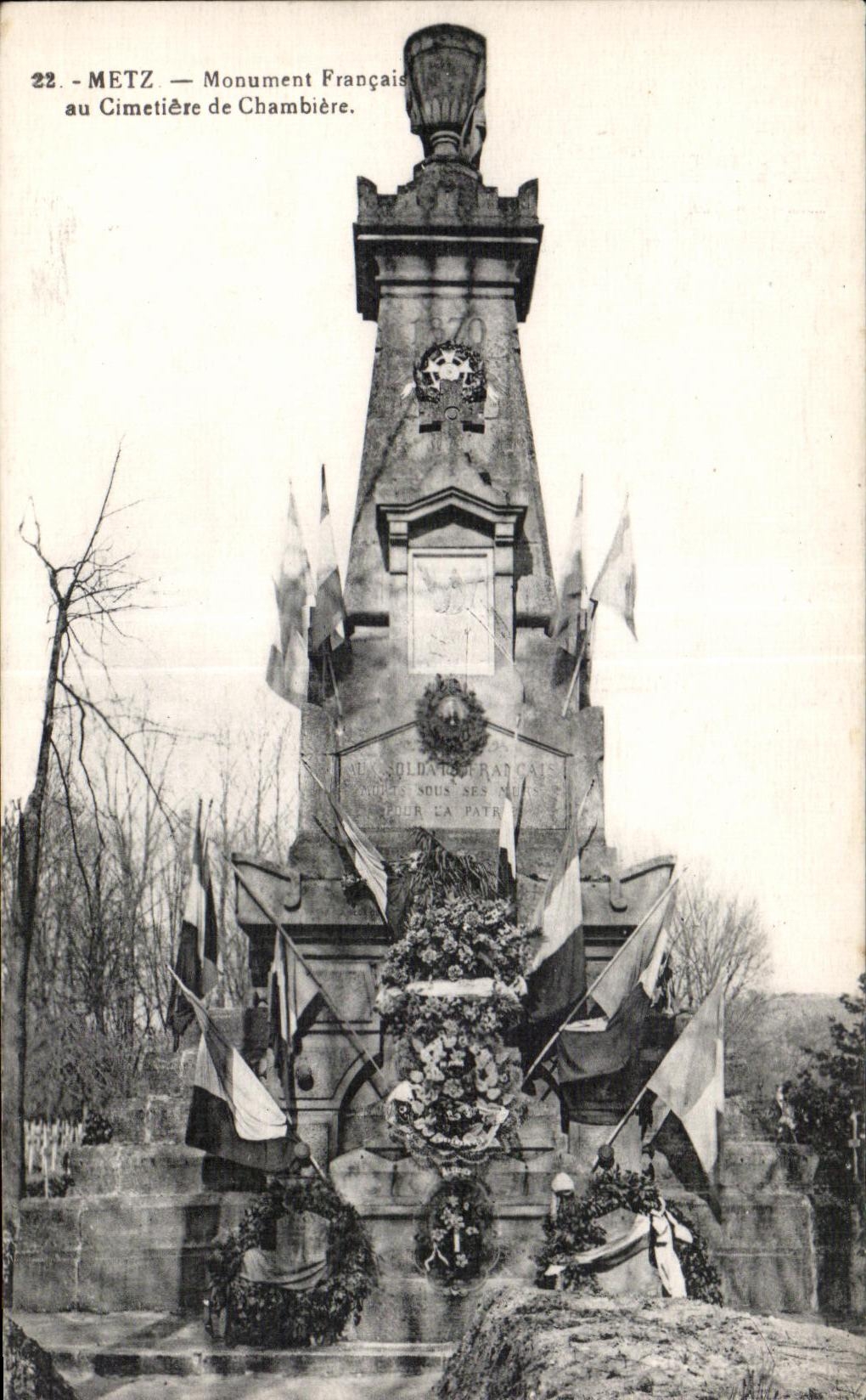 Metz - cementerio de Chambiere - CPA