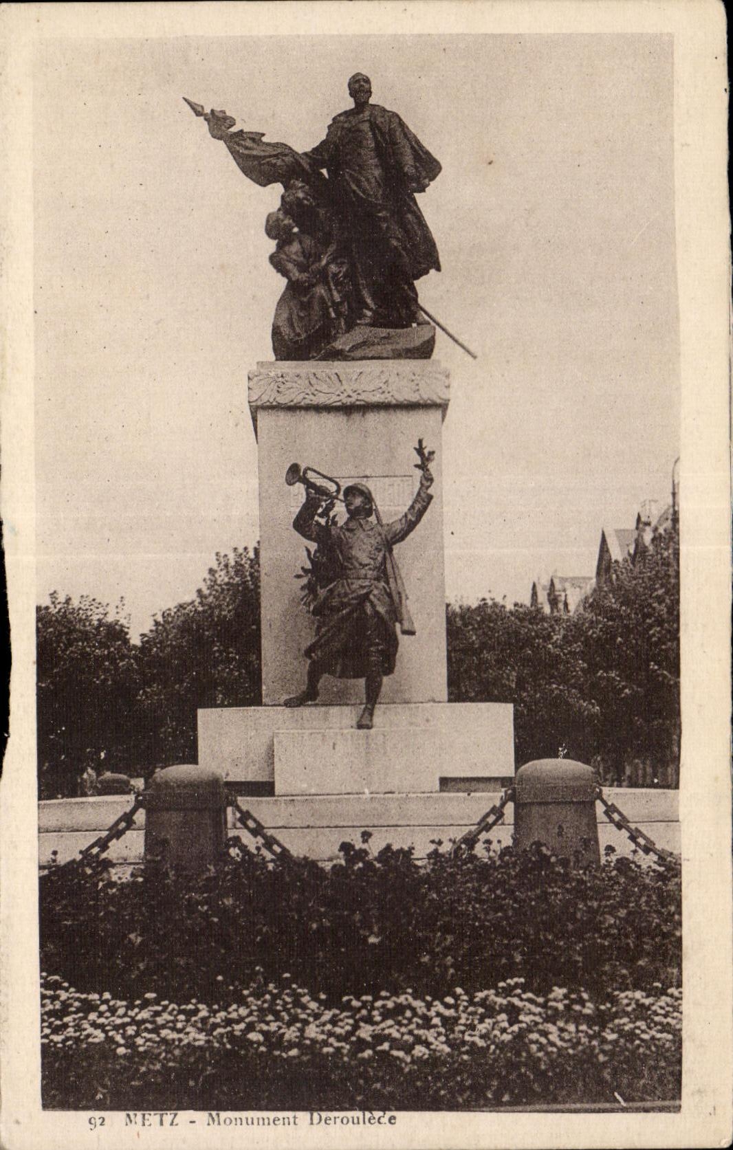 Metz - monumento de Deroulee - CPA