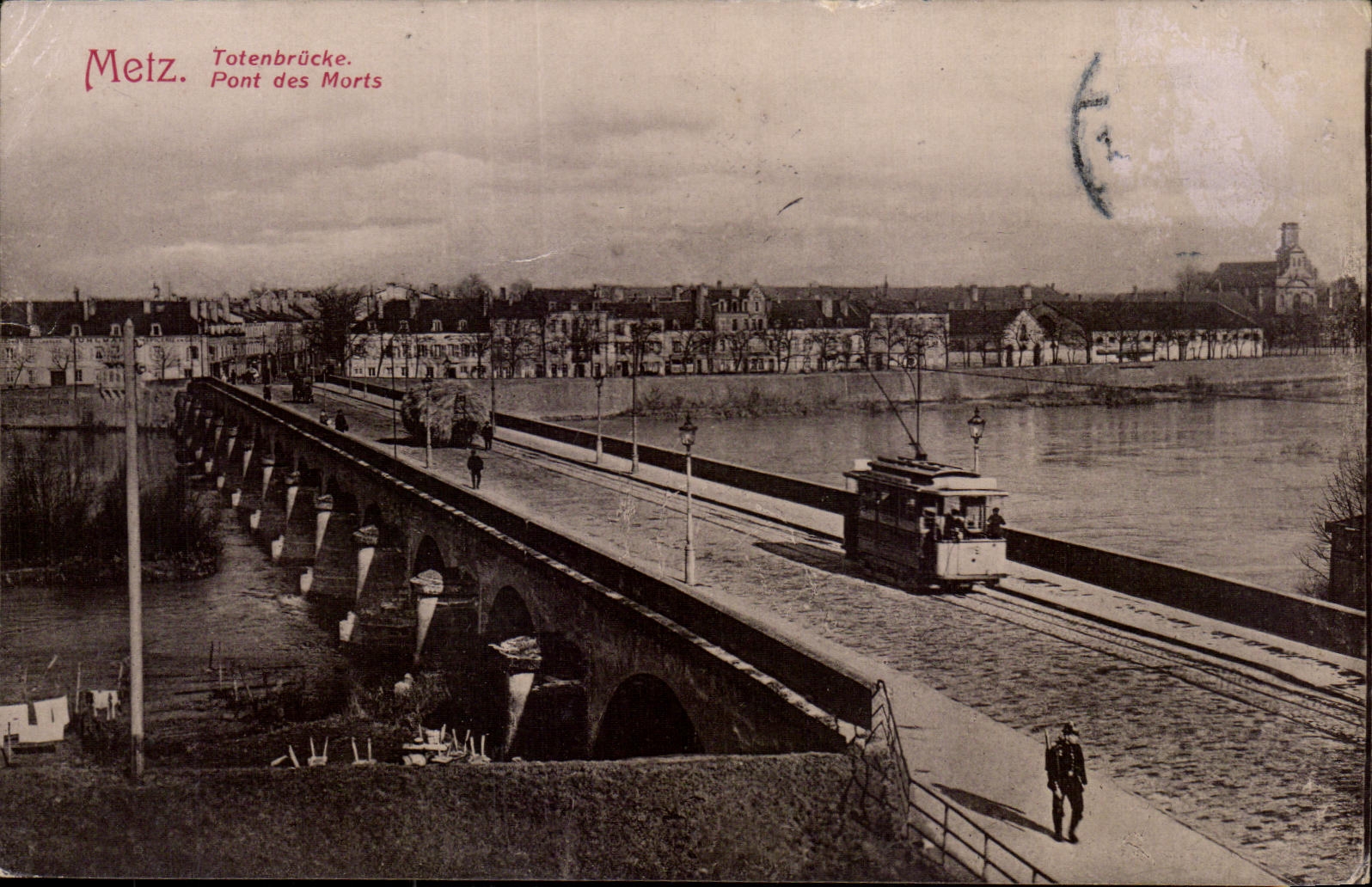 Metz - puente los muertos - CPA