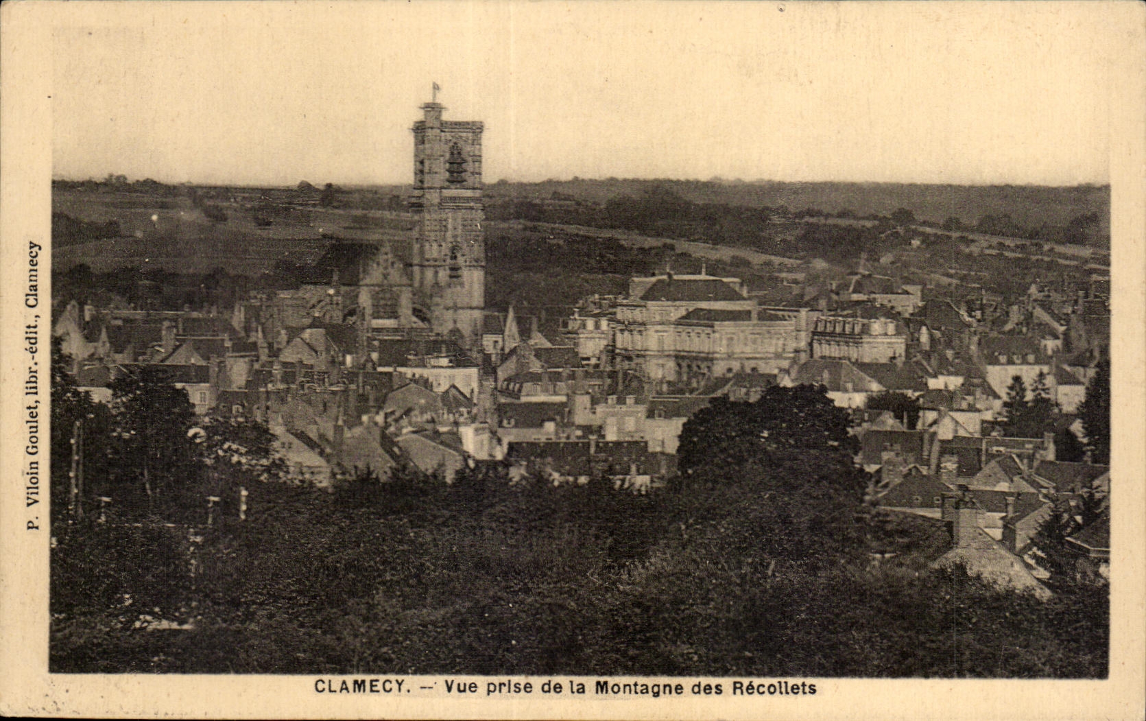 Clamecy - Seen from of the Mountain of Recollets - CPA