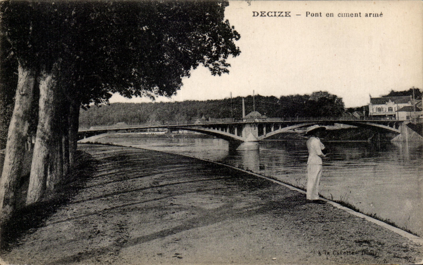 Decize - cement arine Bridge - CPA