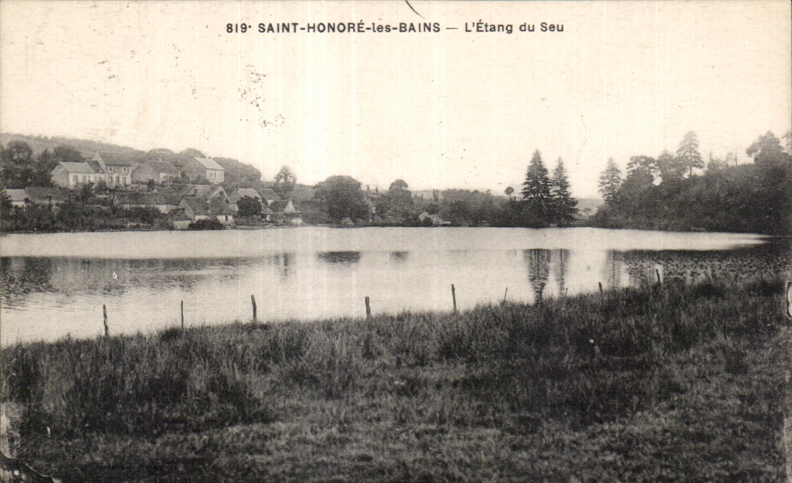 Saint - Pond of Seu - CPA Honors les Bains