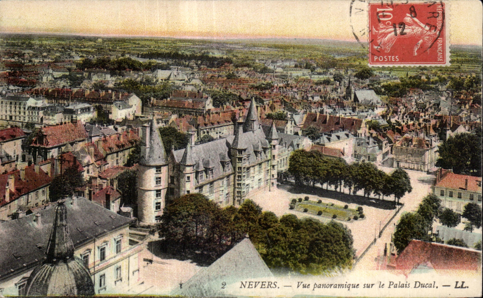 Nevers - vision panorAmica - CPA